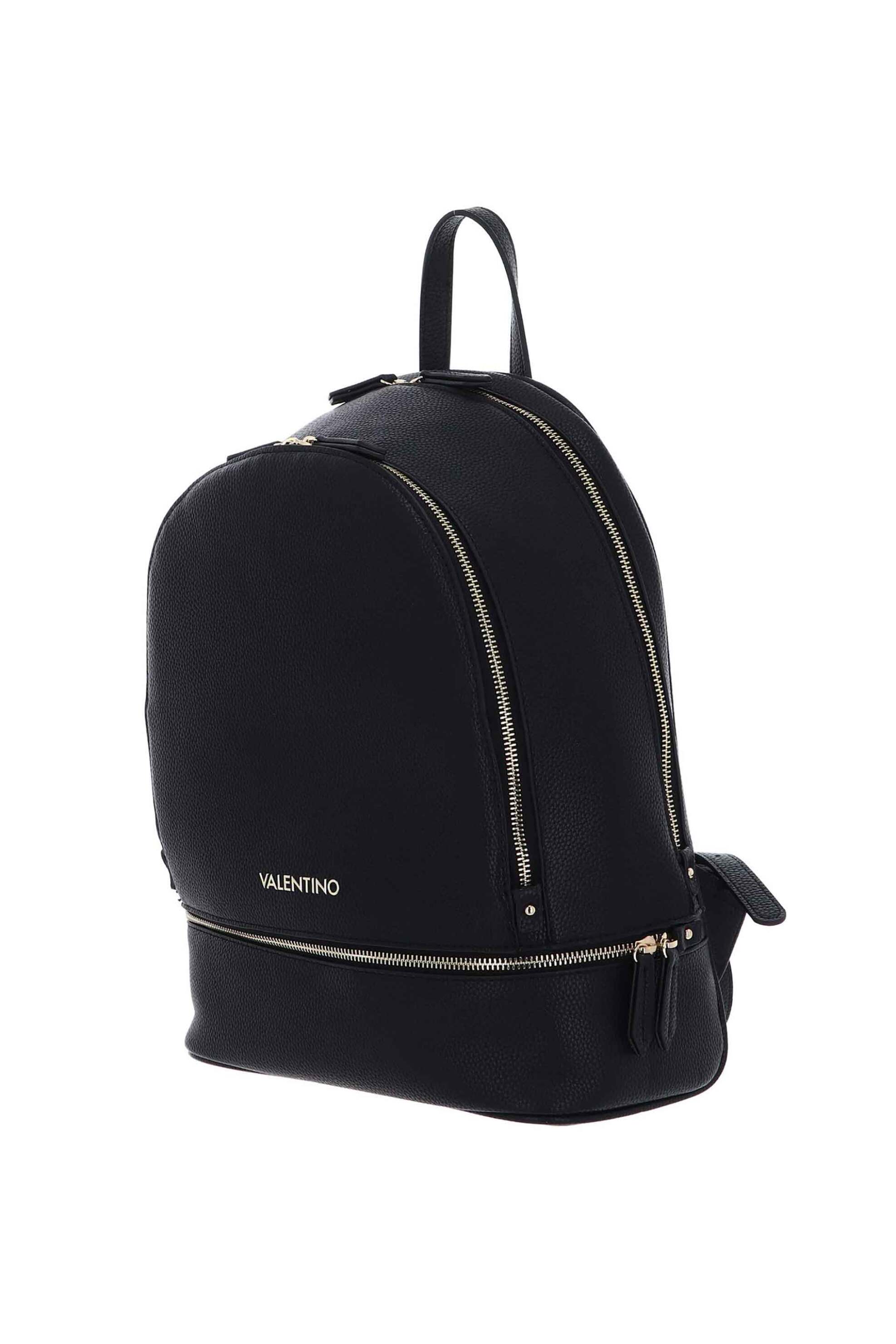 Valentino γυναικείο backpack με μεταλλικό λογότυπο "Brixton" - 17LVBS7LX02/BRI Μαύρο φωτογραφία