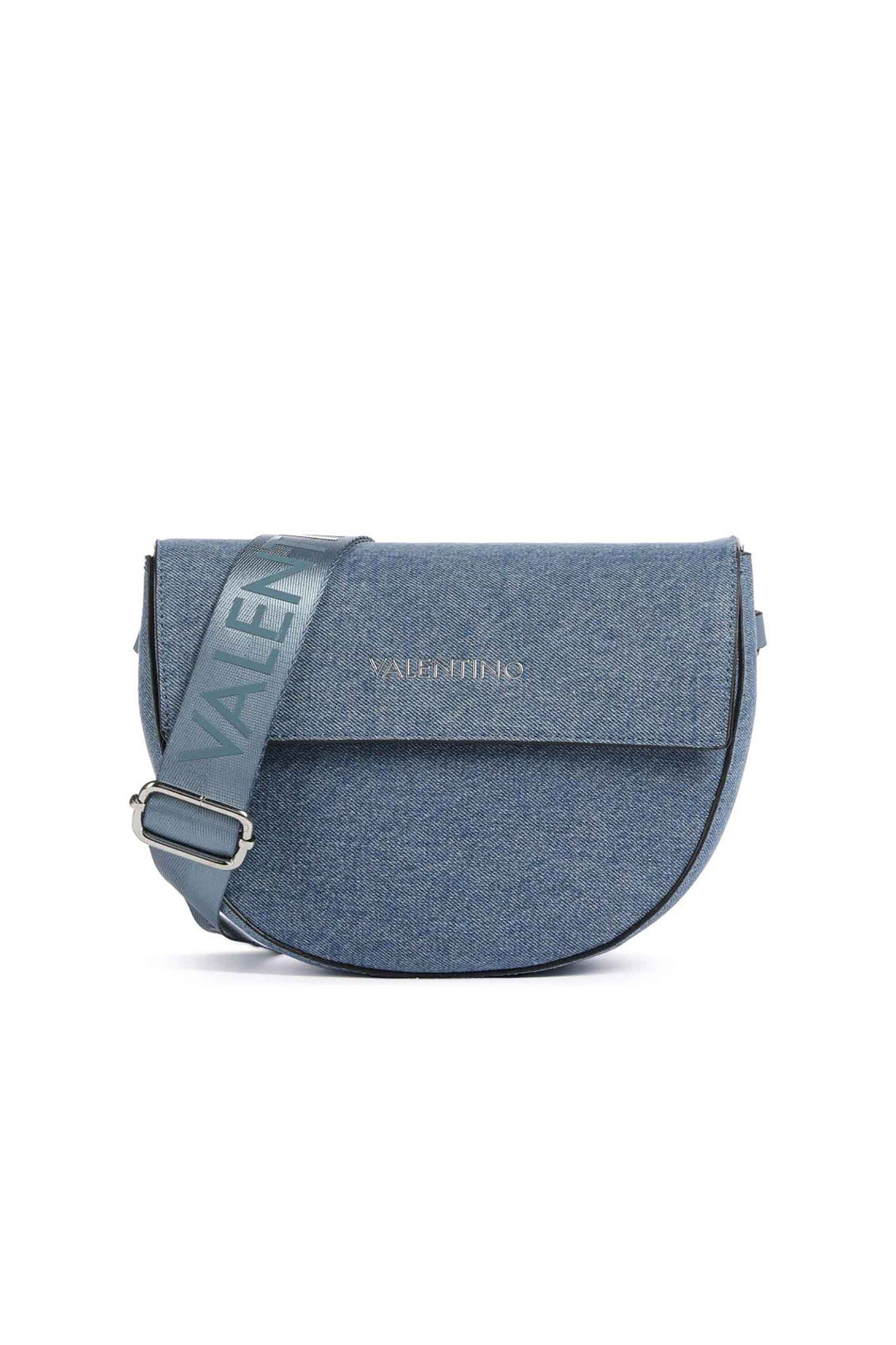 VALENTINO BY MARIO VALENTINO Valentino γυναικεία denim τσάντα crossbody "Bigs" - 17LVBS7SO02RE/B Denim Blue Ανοιχτό