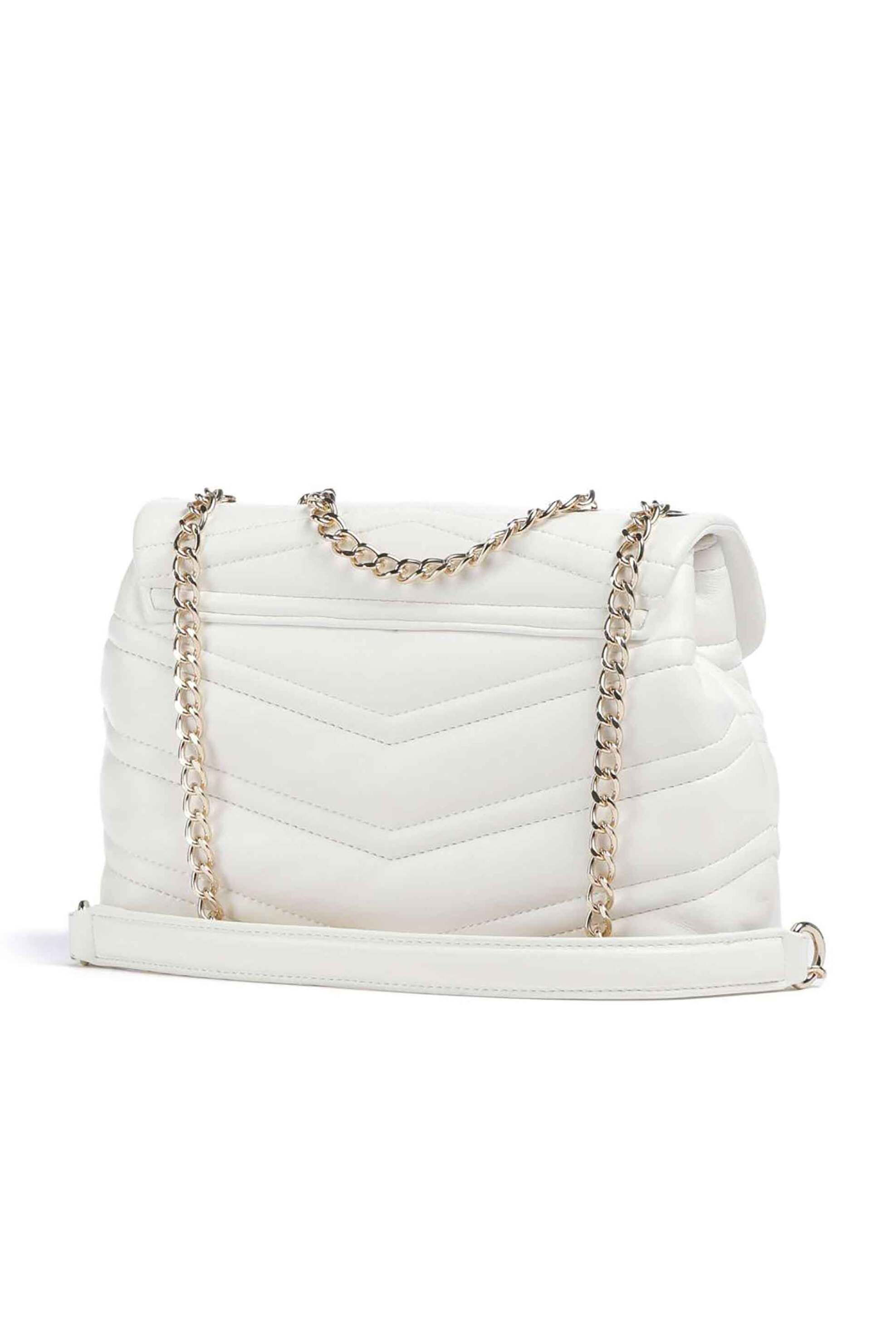 Valentino γυναικεία τσάντα ώμου με μεταλλικό monogram "Privilege" - 17LVBS8DN10/PRI Λευκό φωτογραφία
