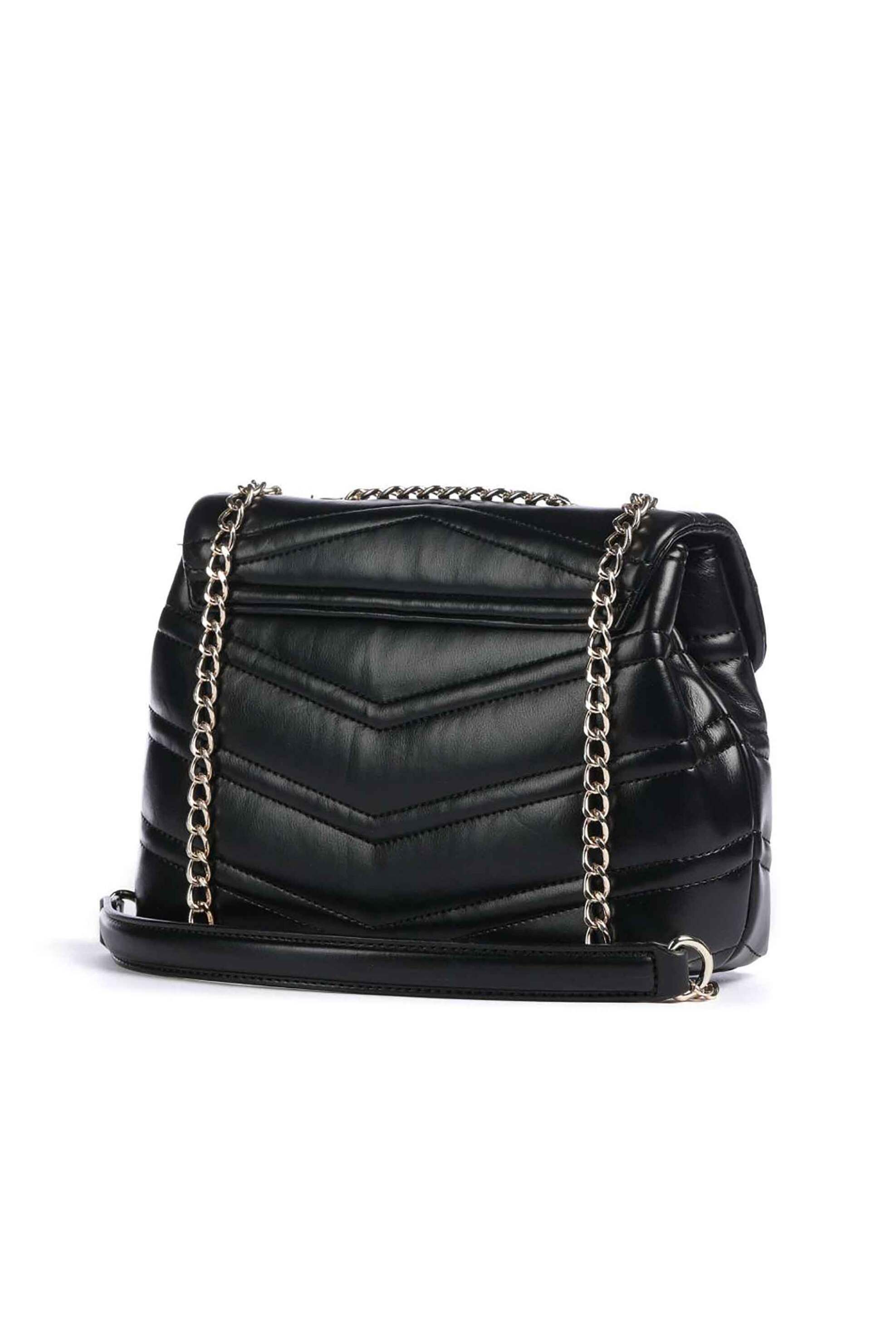 Valentino γυναικεία τσάντα ώμου με μεταλλικό monogram "Privilege" - 17LVBS8DN10/PRI Μαύρο φωτογραφία
