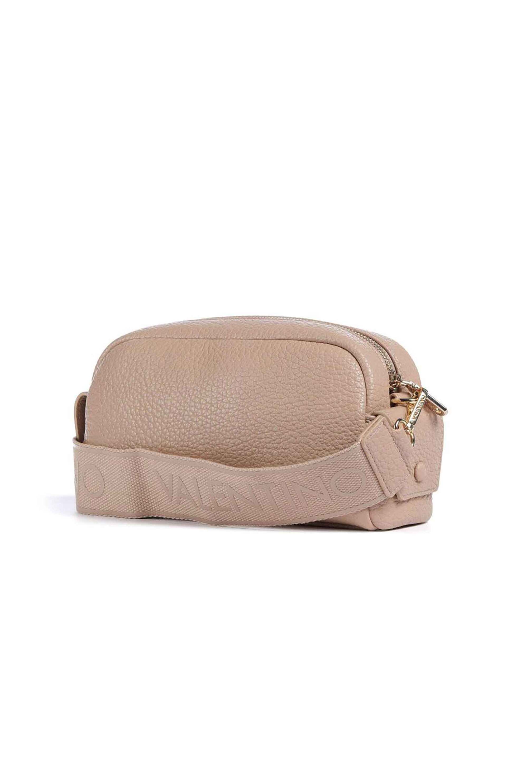 Valentino γυναικεία τσάντα crossbody με μεταλλικό λογότυπο "Blossom" - 17LVBS8P215/BLO Μπεζ φωτογραφία