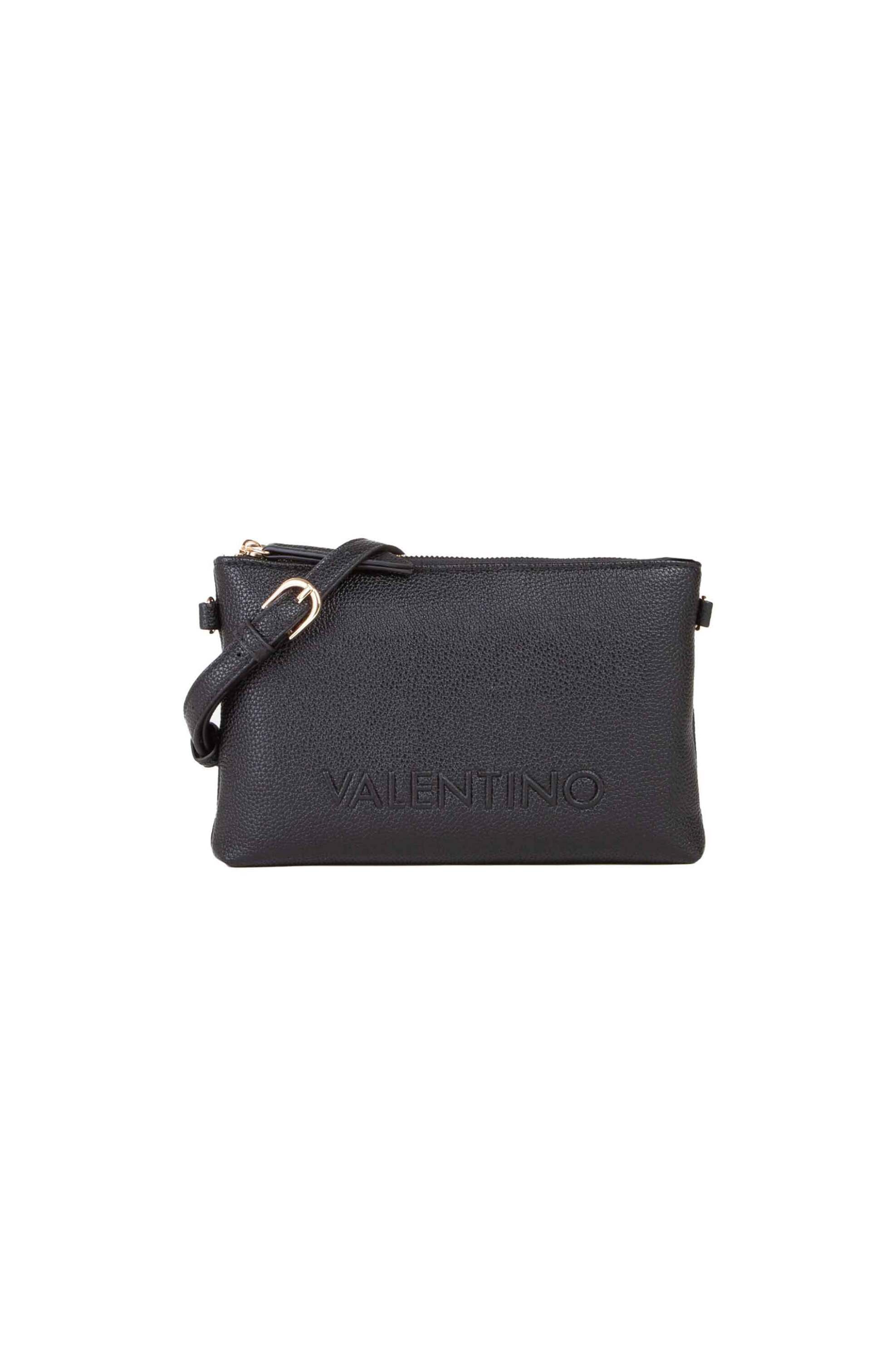 VALENTINO BY MARIO VALENTINO Valentino γυναικείο mini bag με ανάγλυφο λογότυπο "Rised" - 17LVBS8P918/RIS Μαύρο