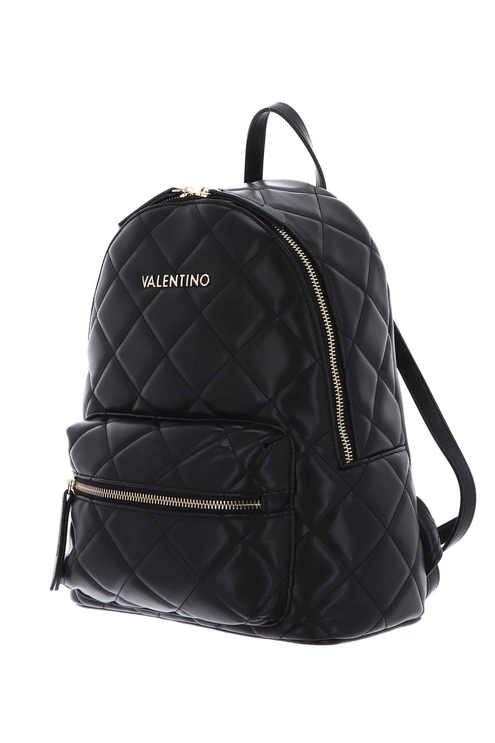 Valentino γυναικείο backpack καπιτονέ με μεταλλικό λογότυπο "Ocarina" - 17LVBS3KK37R/OC Μαύρο φωτογραφία