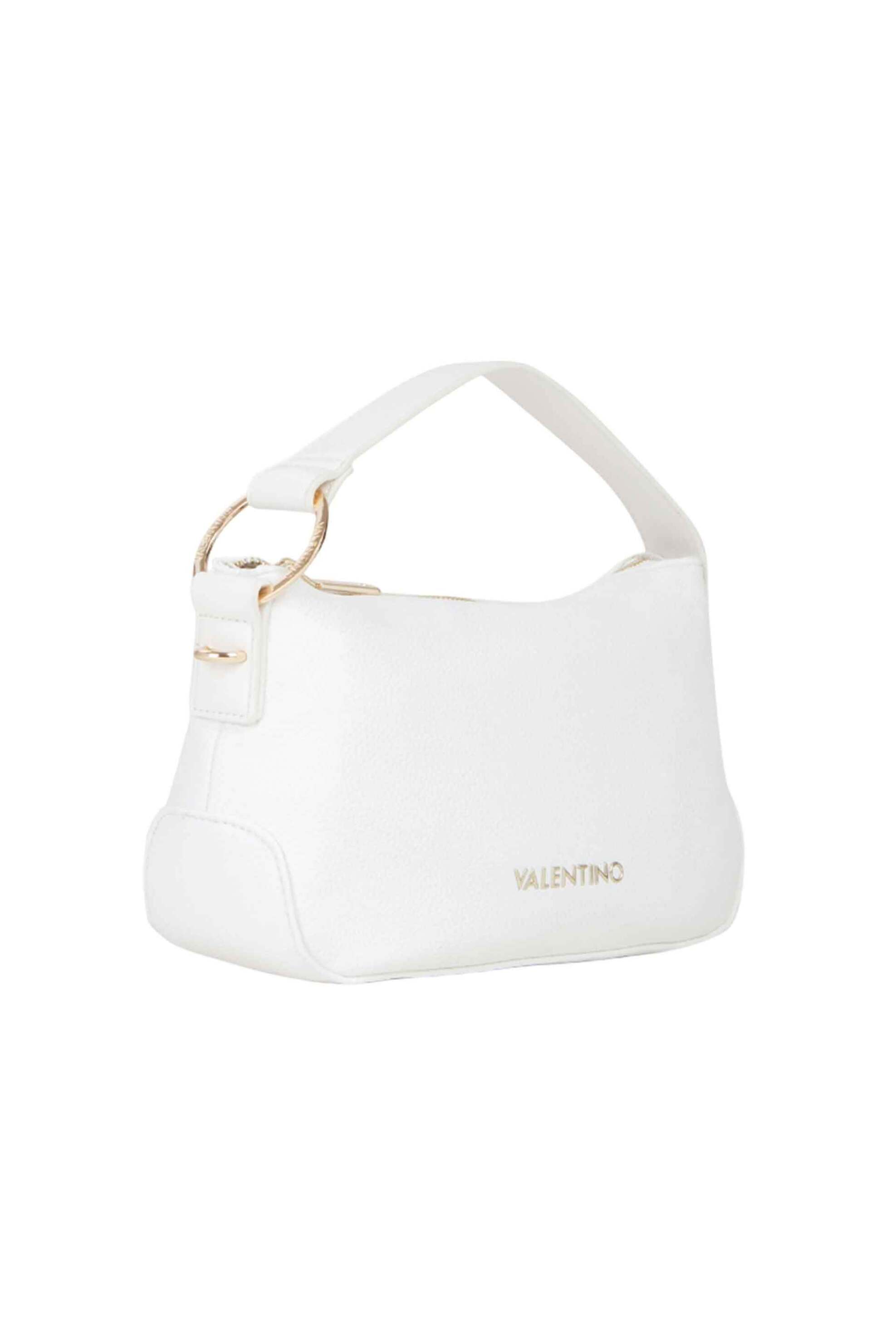 Valentino γυναικεία τσάντα ώμου/crossbody με μεταλλικό λογότυπο "Peonies" - 17LVBS8NH13/PEO Λευκό φωτογραφία