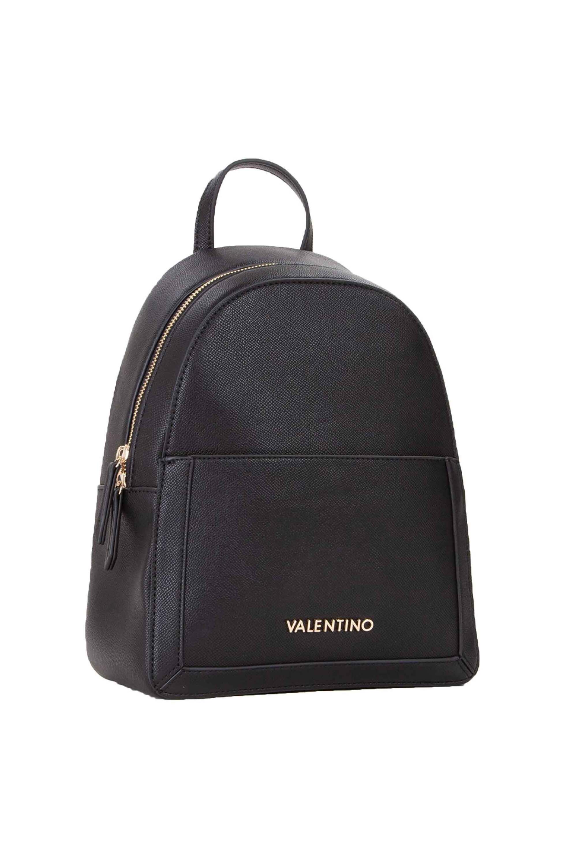 Valentino γυναικείο backpack με μεταλλικό λογότυπο "Ivy" - 17LVBS8NR20/IVY Μαύρο φωτογραφία