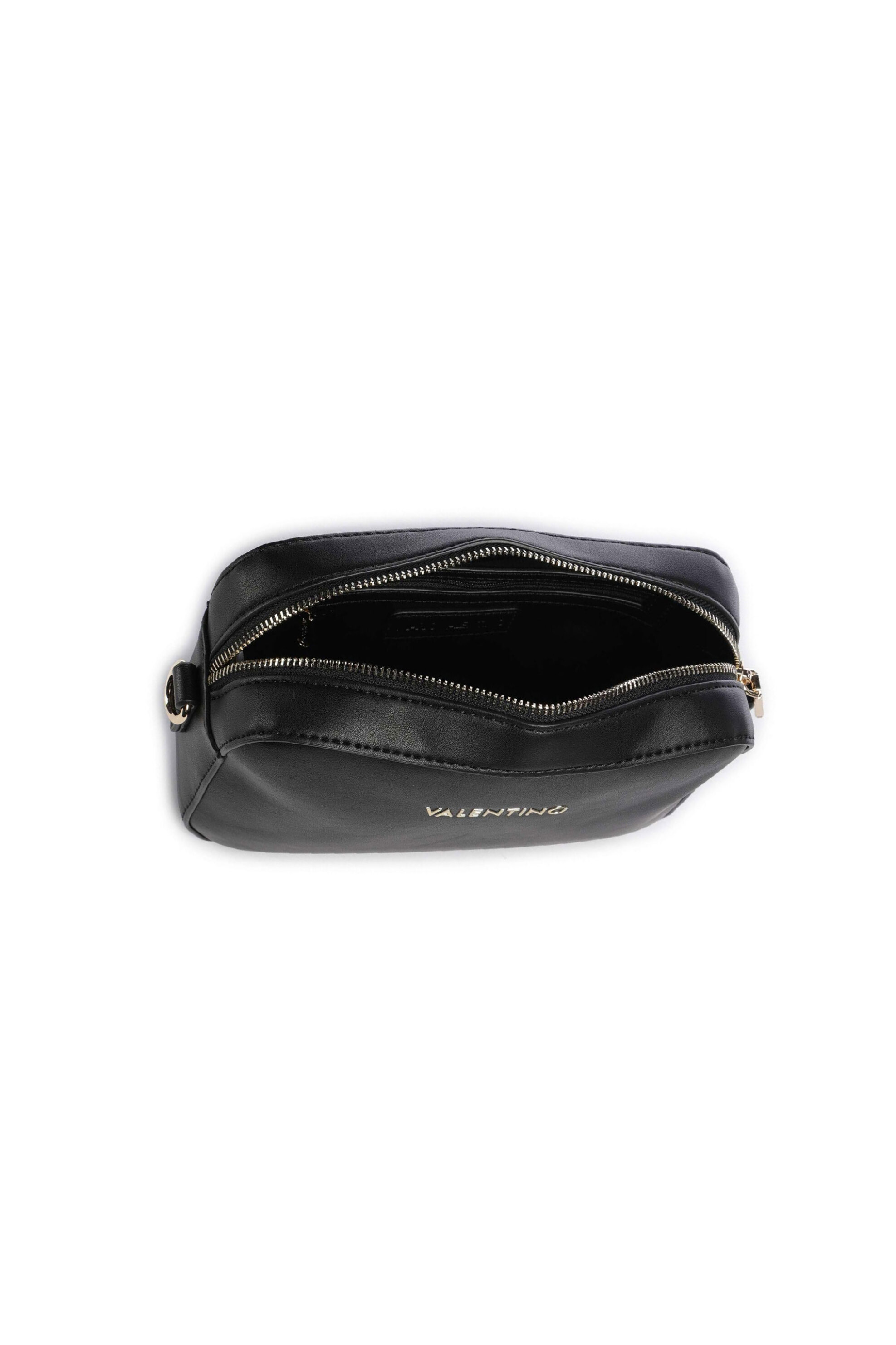 Valentino γυναικεία τσάντα crossbody με μεταλλικό λογότυπο "Faith Re" - 45LVBS9AL15/FAI Μαύρο φωτογραφία