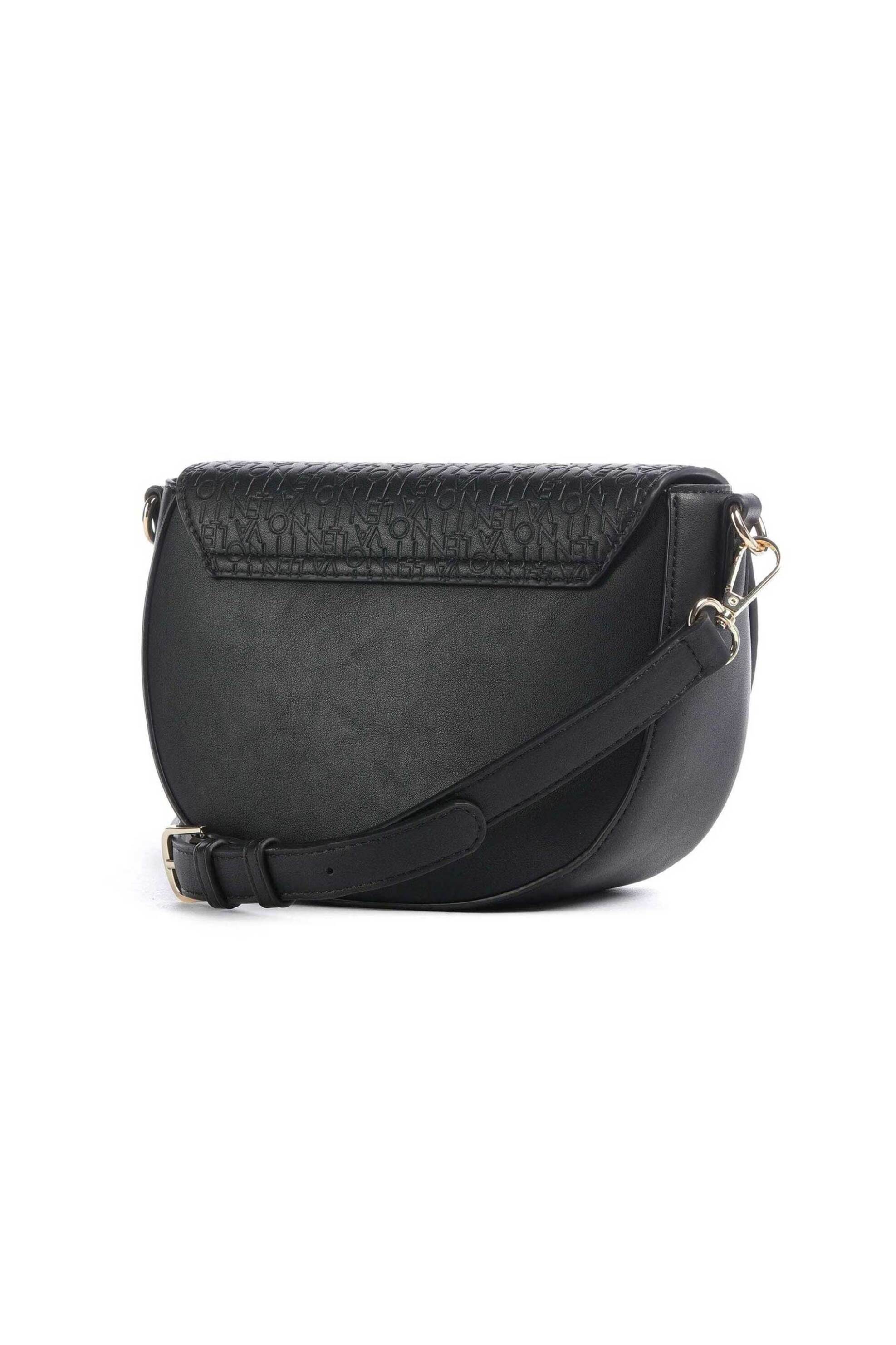 Valentino γυναικεία τσάντα crossbody με ανάγλυφο λογότυπο "Falak Re" - 45LVBS9C710/FAL Μαύρο φωτογραφία