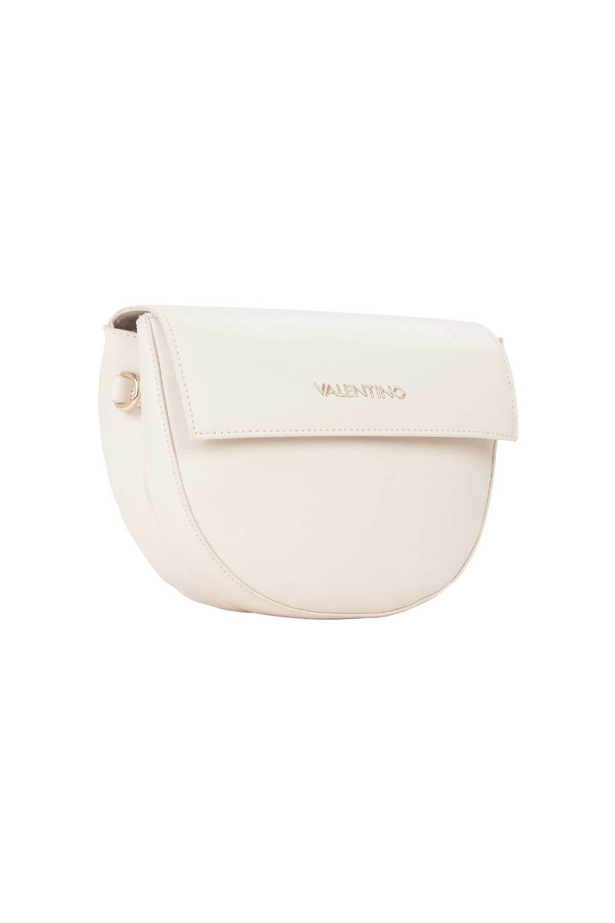 Valentino γυναικεία τσάντα ώμου/crossbody με μεταλλικό λογότυπο "Bigs" - 73LVBS3XJ02/BIG Εκρού φωτογραφία