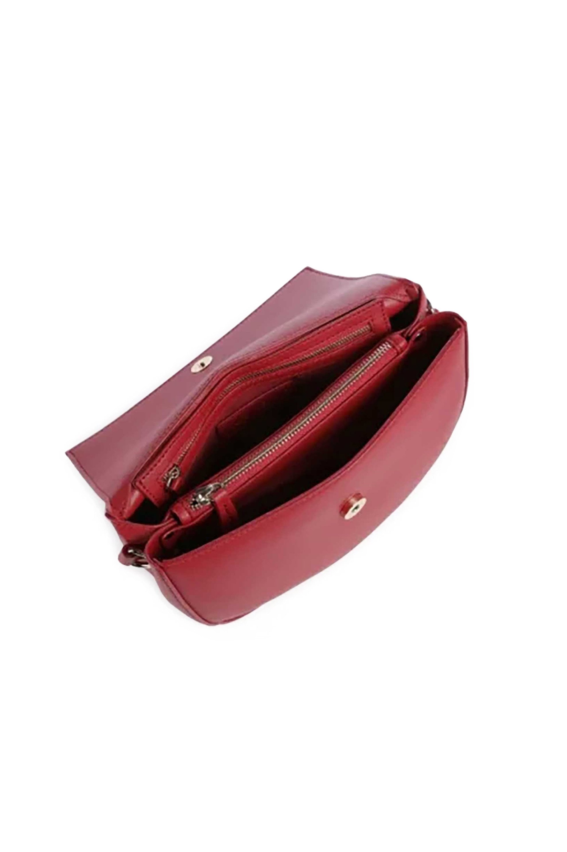 Valentino Γυναικεία Τσάντα Ώμου Crossbody με Μεταλλικό Λογότυπο Bigs - 73Lvbs3Xj02 Big Κόκκινο