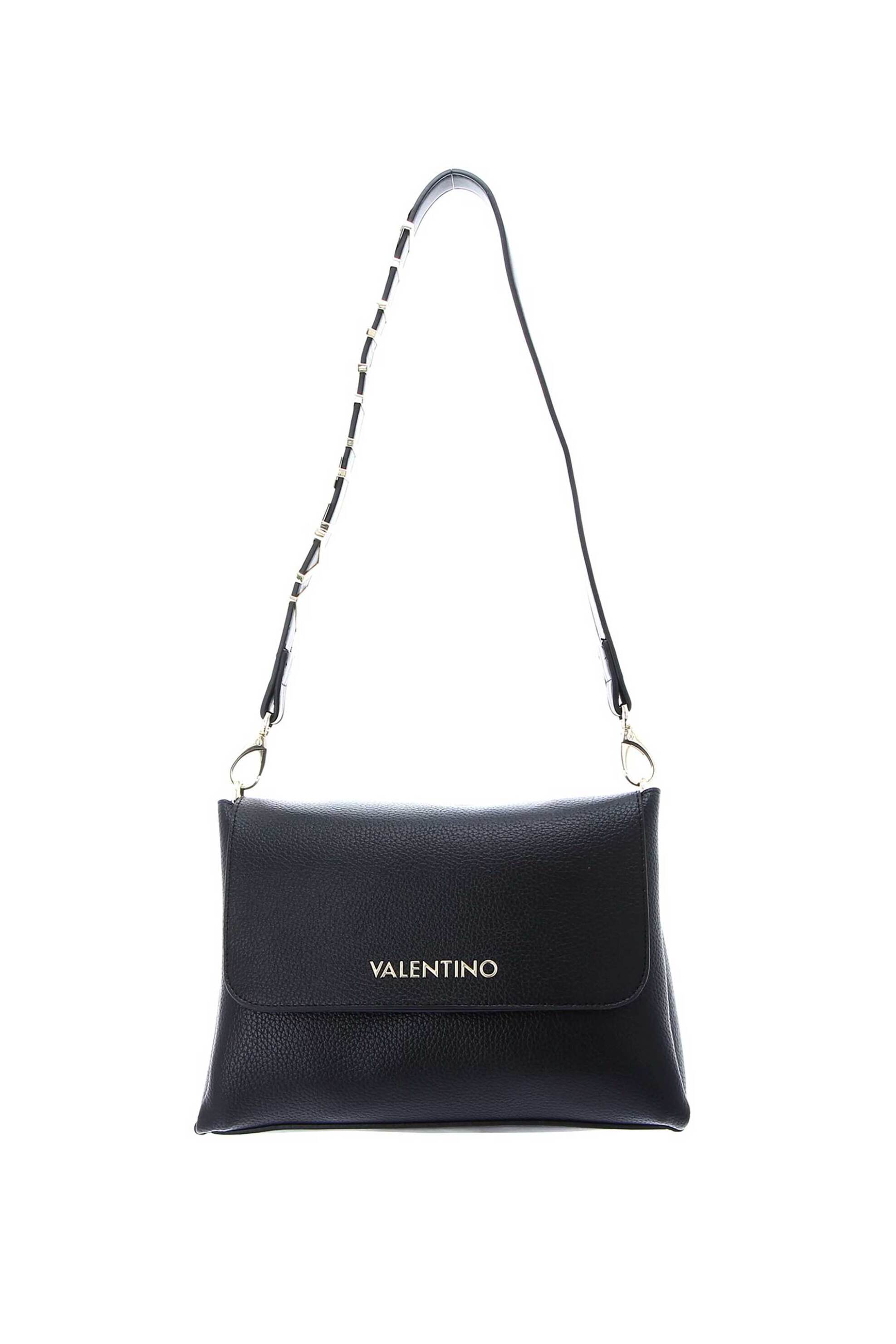 VALENTINO BY MARIO VALENTINO Valentino γυναικεία τσάντα ώμου/crossbody με μεταλλικό λογότυπο 