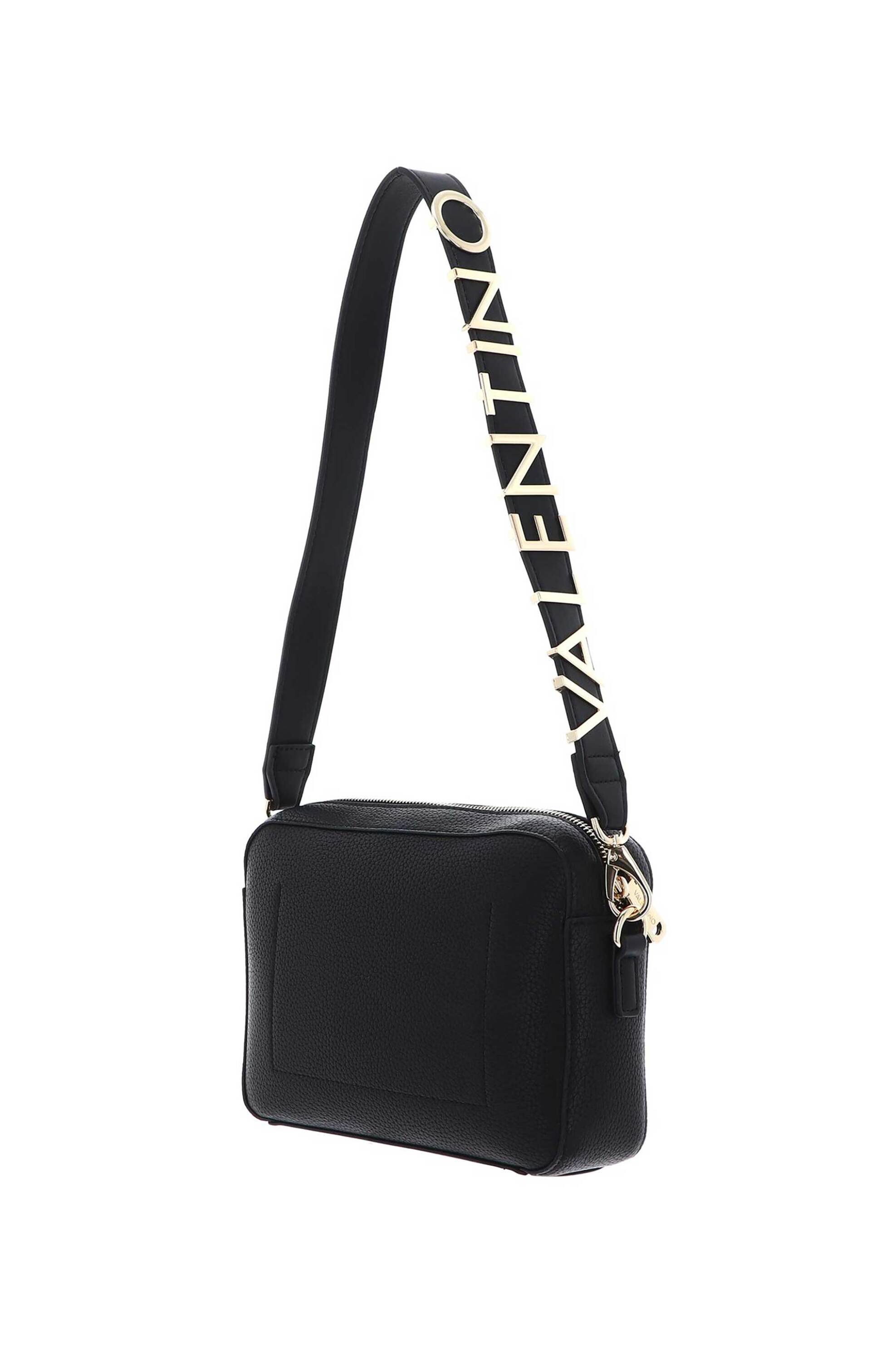 Valentino γυναικεία τσάντα ώμου/crossbody με μεταλλικό λογότυπο "Alexia Camera" - 73LVBS5A809/ALE Μαύρο φωτογραφία
