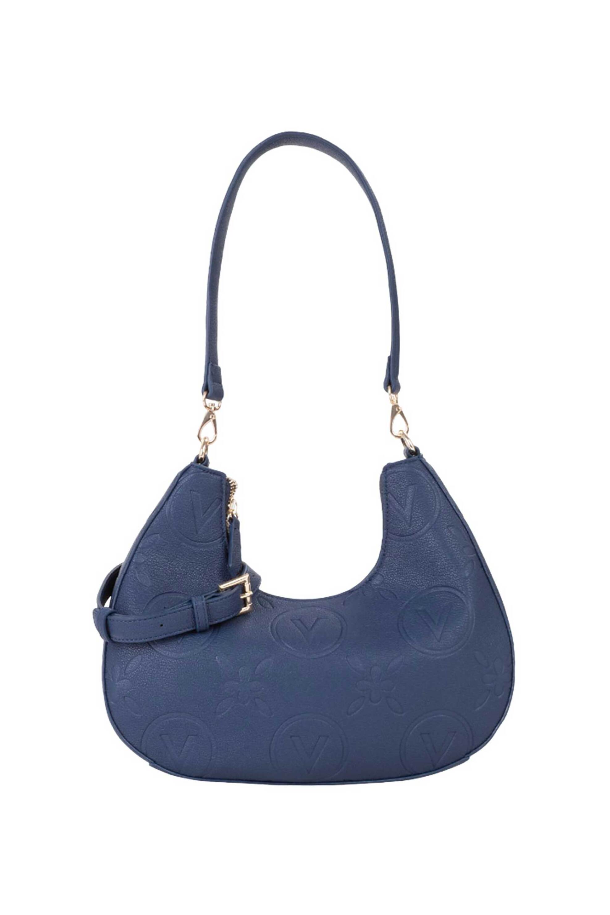 VALENTINO BY MARIO VALENTINO Valentino γυναικεία τσάντα ώμου hobo "Samba Re" - 73LVBS8ZG08/SAM Μπλε Σκούρο