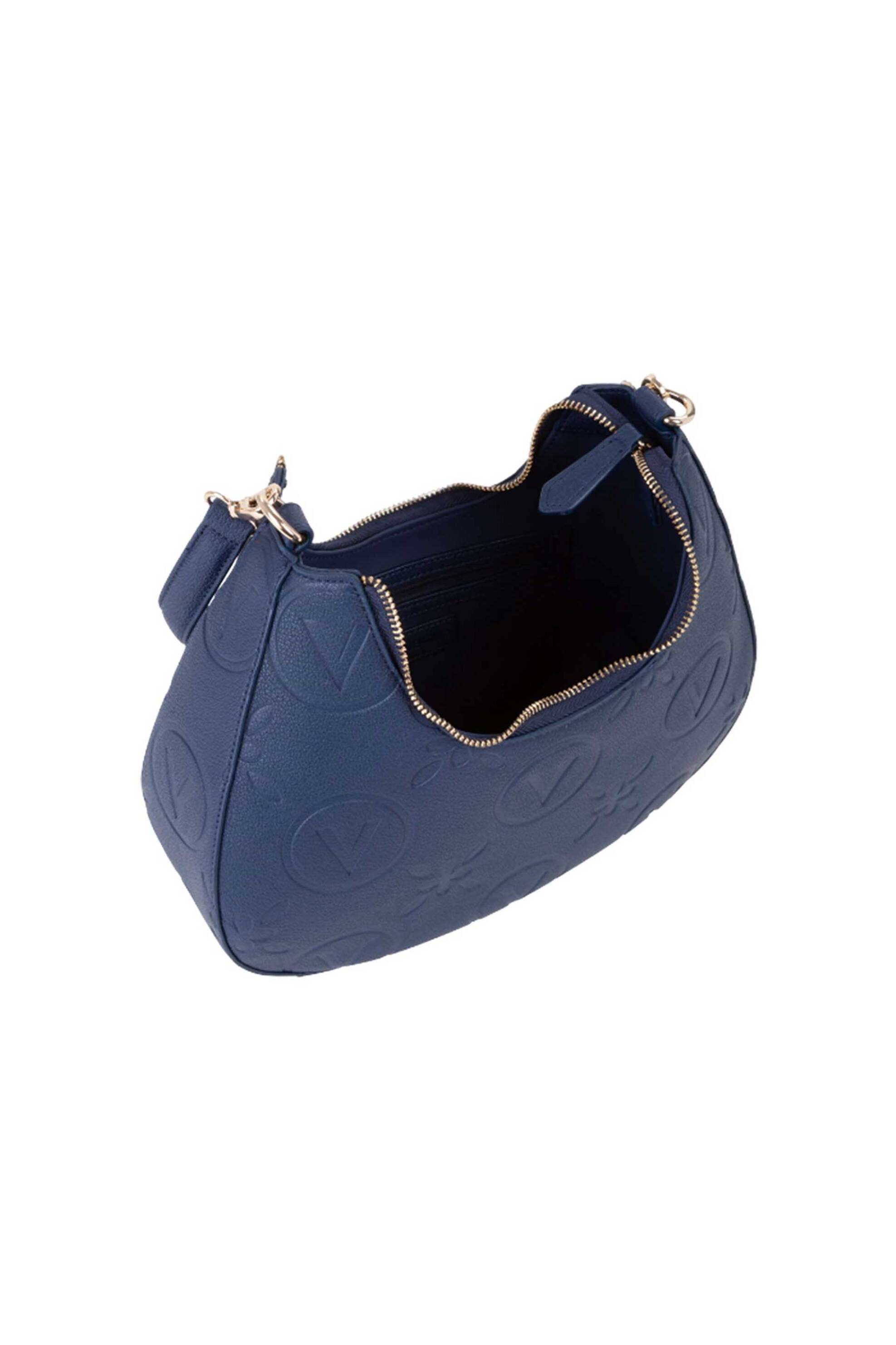 Valentino γυναικεία τσάντα ώμου hobo "Samba Re" - 73LVBS8ZG08/SAM Μπλε Σκούρο φωτογραφία