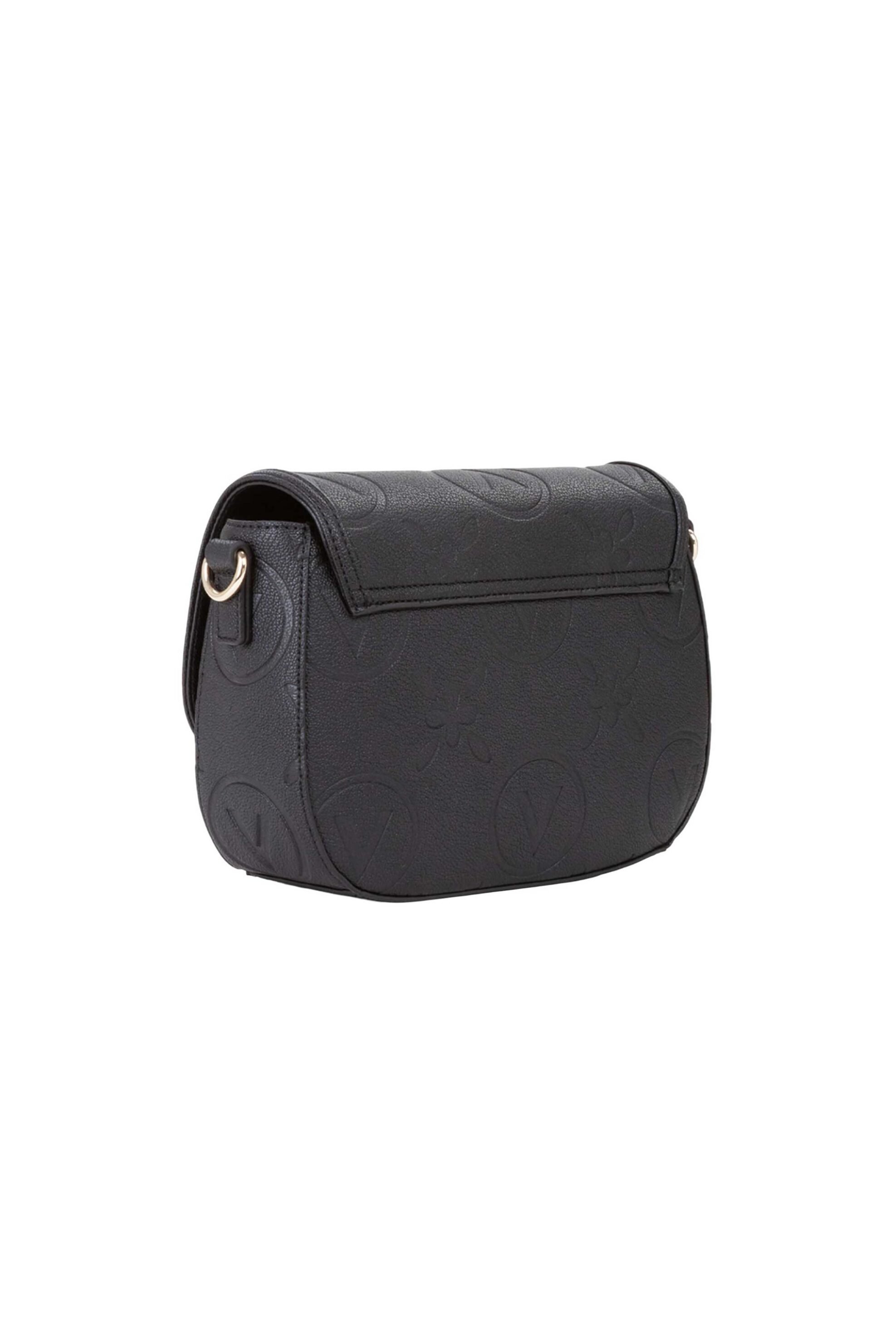 Valentino γυναικεία τσάντα ώμου/crossbody με ανάγλυφο λογότυπο "Samba Re" - 73LVBS8ZG10/SAM Μαύρο φωτογραφία