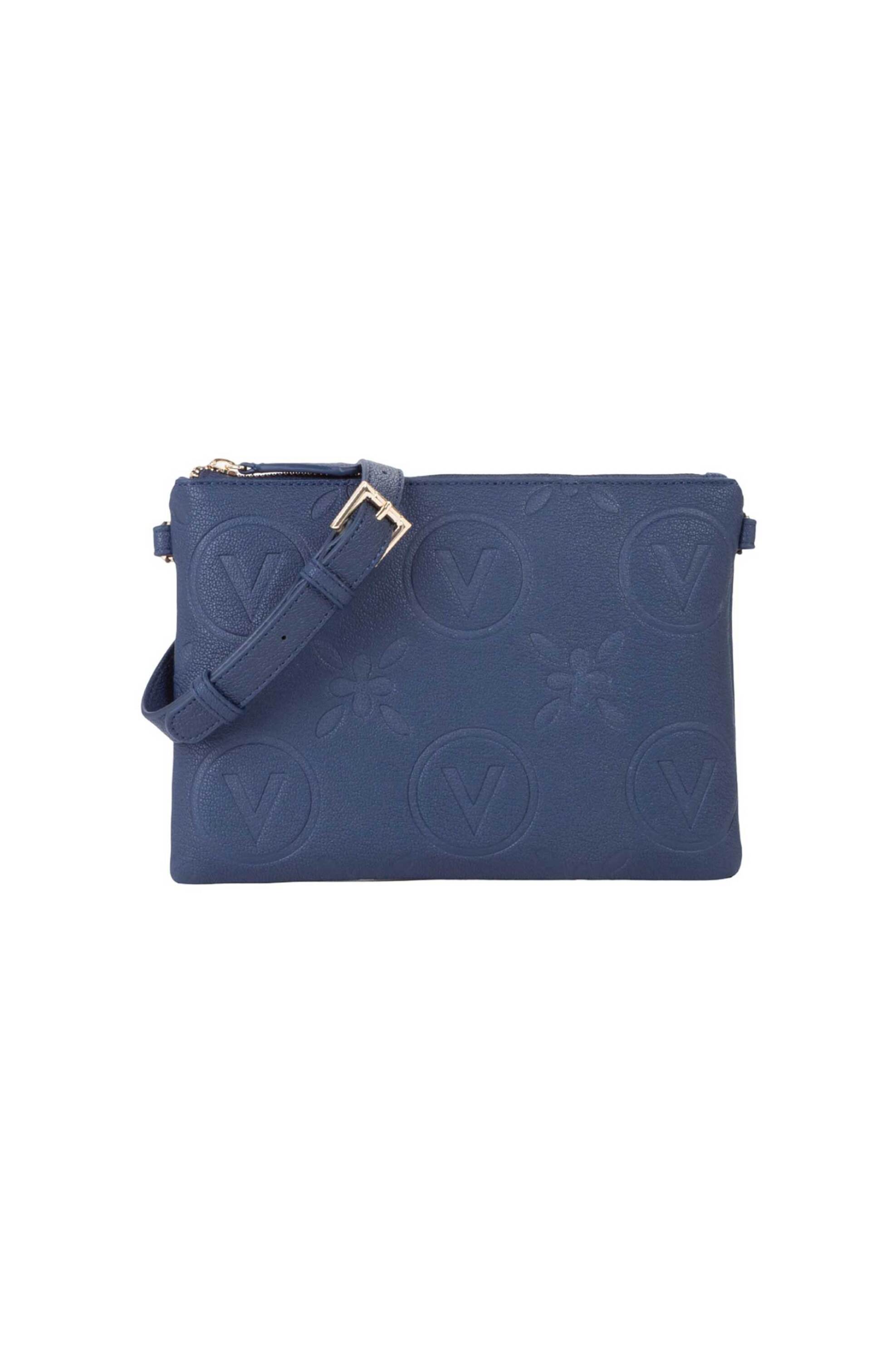 Valentino γυναικεία τσάντα ώμου "Samba Re" - 73LVBS8ZG18/SAM Μπλε Σκούρο