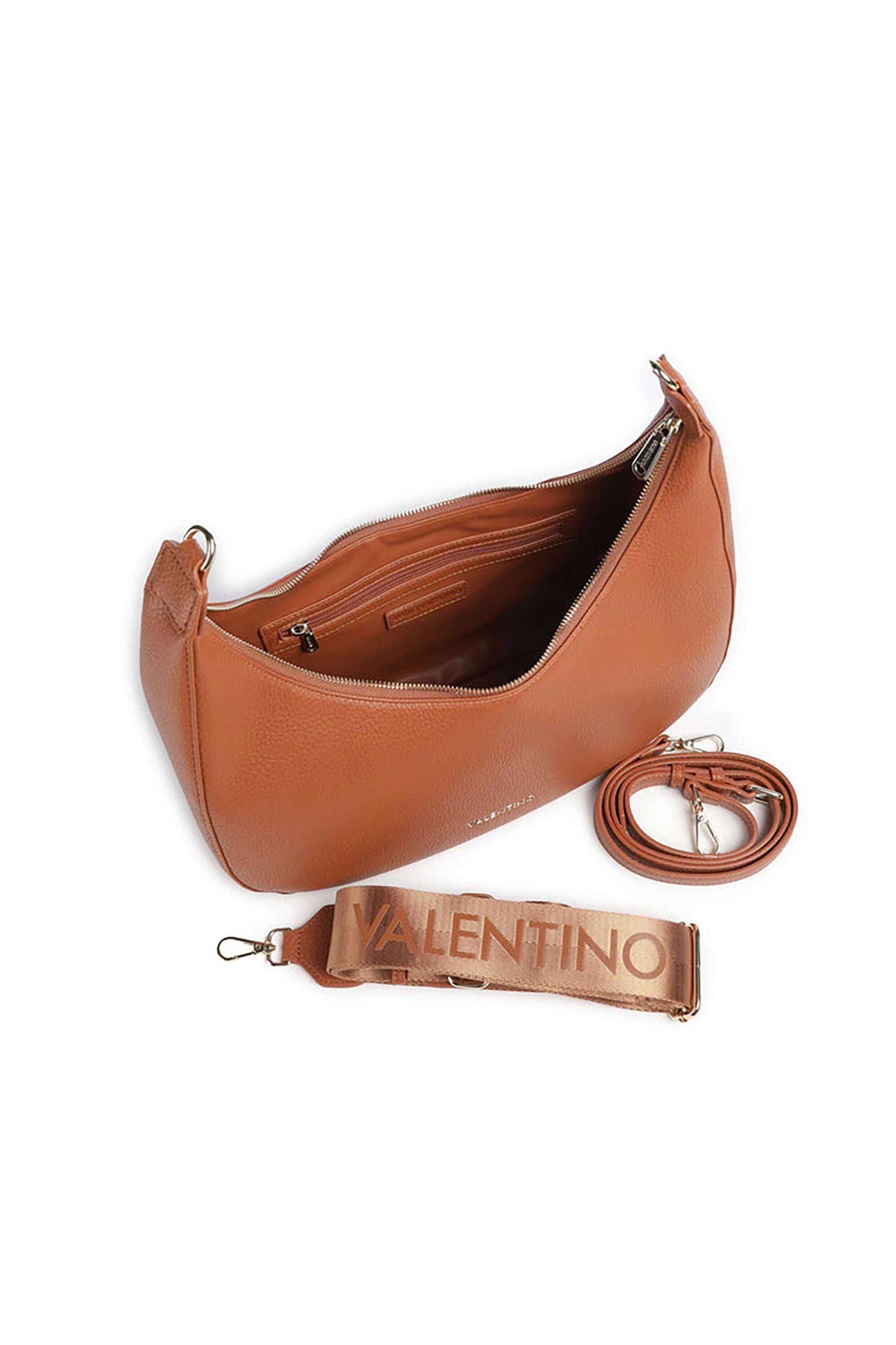 Valentino Γυναικεία Τσάντα Ώμου Hobo Fall Re - 73Lvbs9Eg07 Fal Καφέ