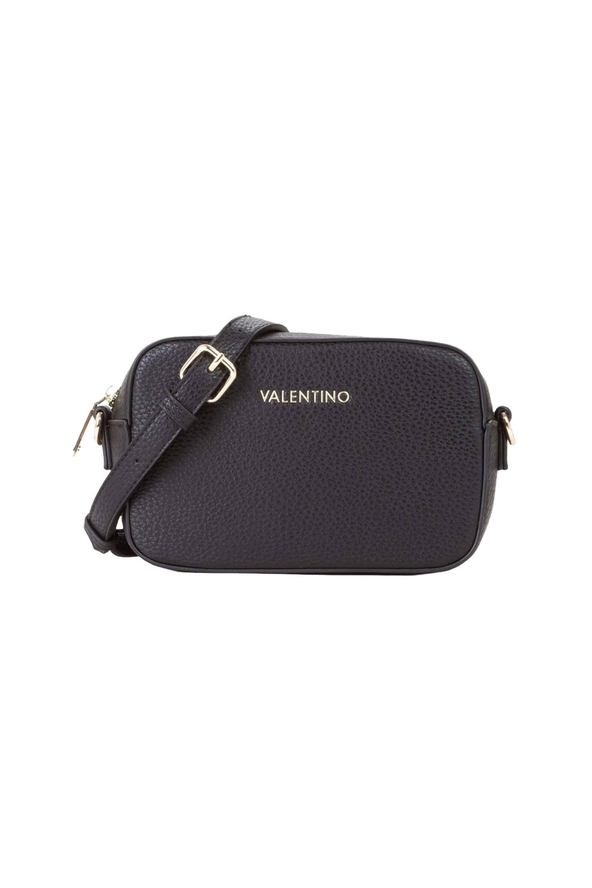Valentino γυναικεία τσάντα ώμου/crossbody με μεταλλικό λογότυπο "Fall Re" - 73LVBS9EG15/FAL Μαύρο