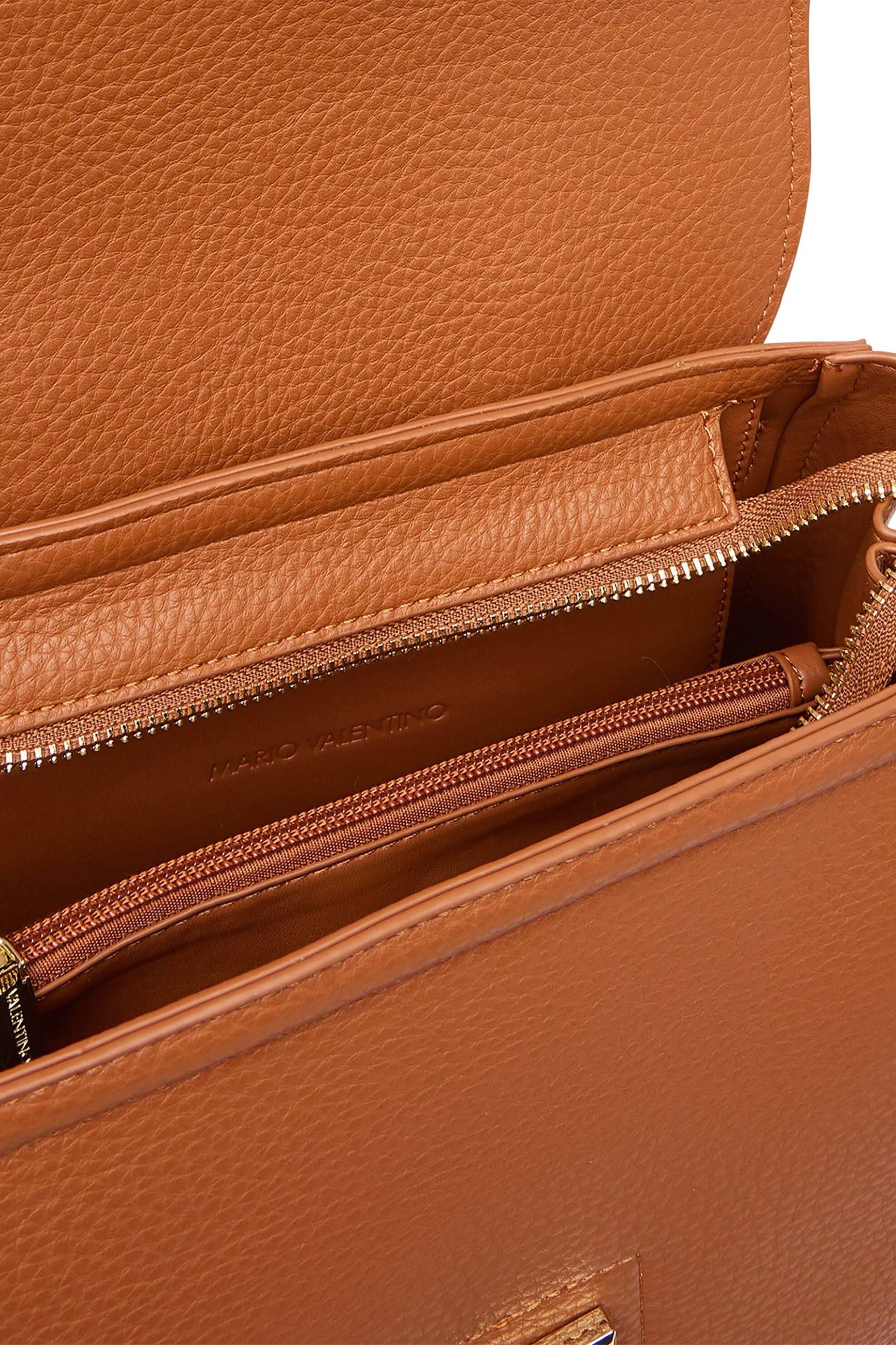 Valentino Γυναικείο Backpack με Μεταλλικό Λογότυπο Cora - 73Lvbs9Eg20 Fal Καφέ