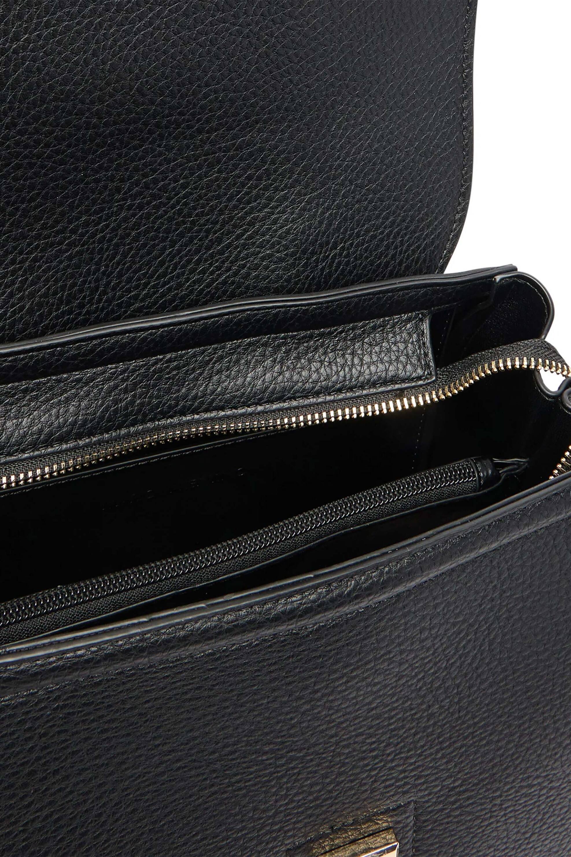 Valentino Γυναικείο Backpack με Μεταλλικό Λογότυπο Cora - 73Lvbs9Eg20 Fal Μαύρο