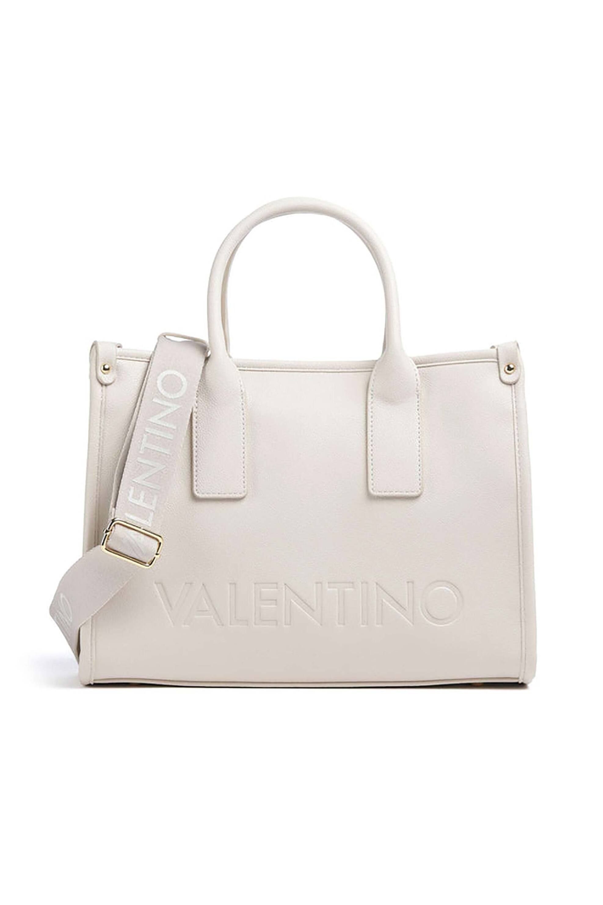 VALENTINO BY MARIO VALENTINO Valentino γυναικεία τσάντα χειρός με ανάγλυφο λογότυπο 