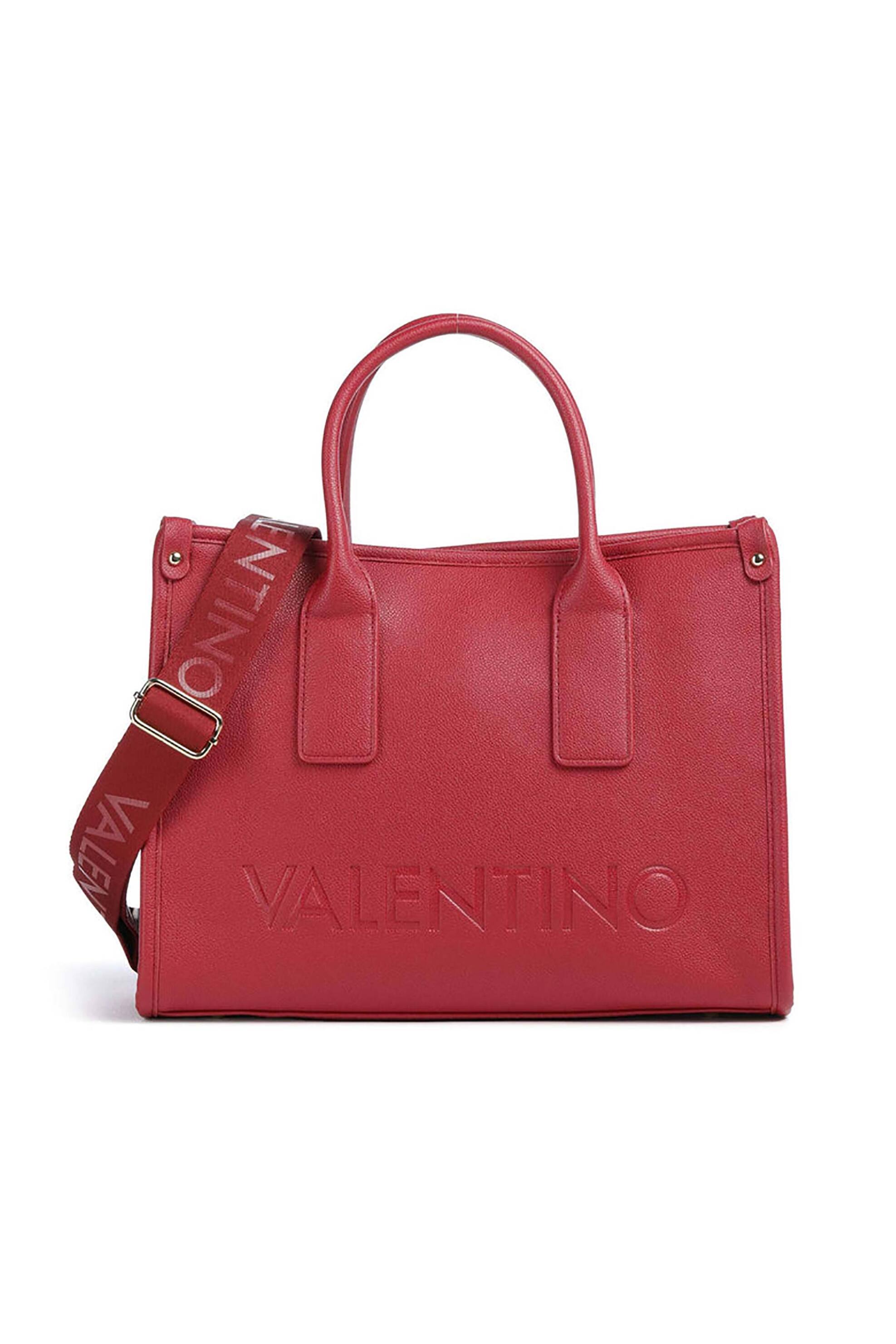 VALENTINO BY MARIO VALENTINO Valentino γυναικεία τσάντα χειρός με ανάγλυφο λογότυπο 
