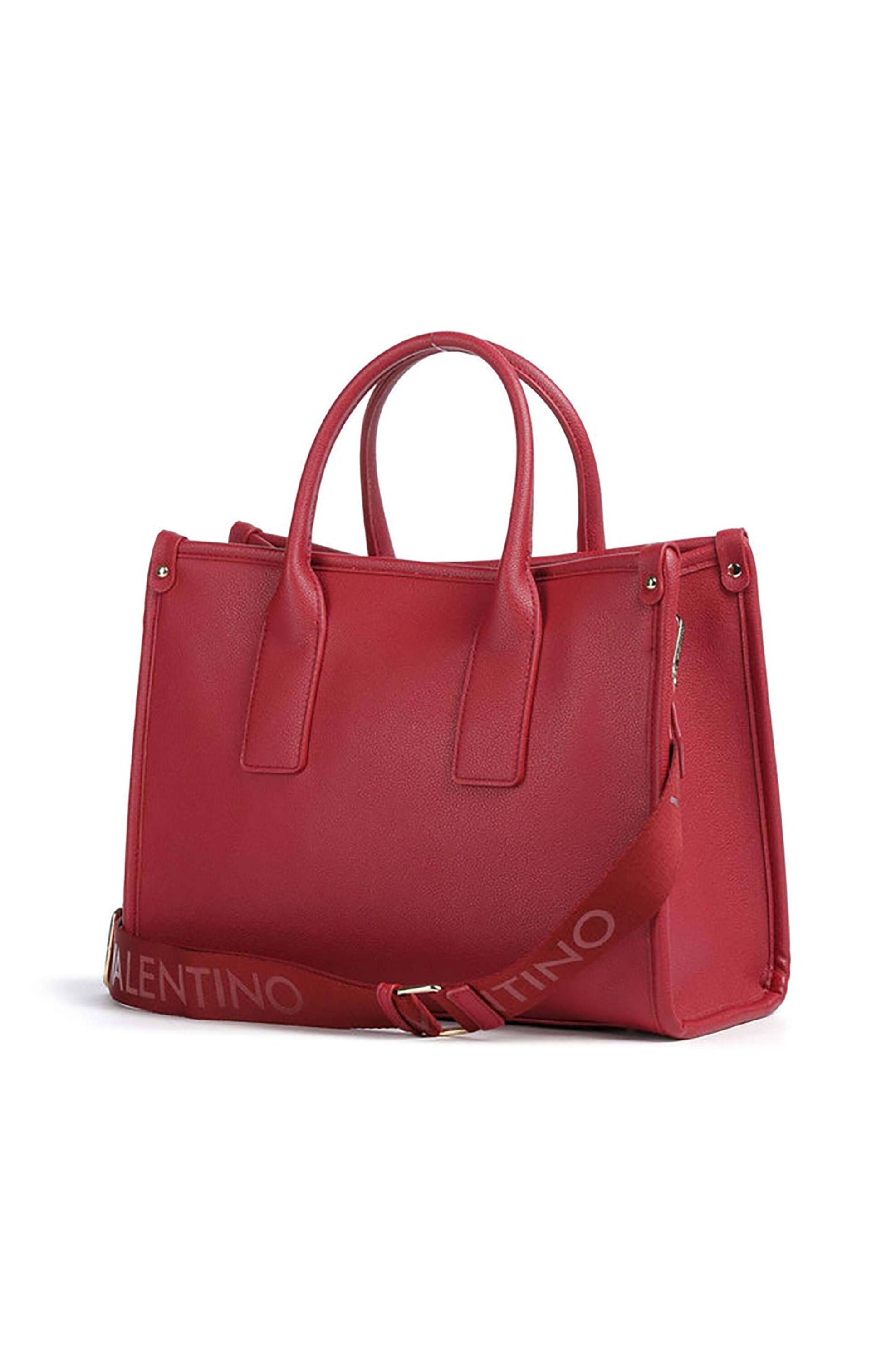 VALENTINO BY MARIO VALENTINO Valentino γυναικεία τσάντα χειρός με ανάγλυφο λογότυπο "Foxy Re" - 73LVBS9EO04/FOX Κόκκινο - 2