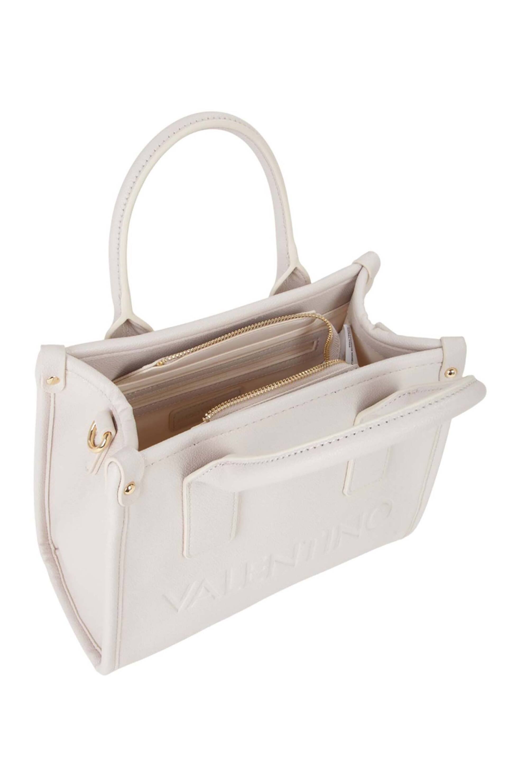 Valentino Γυναικεία Τσάντα Shopper με Ανάγλυφο Λογότυπο Foxy Re - 73Lvbs9Eo05 Fox Εκρού