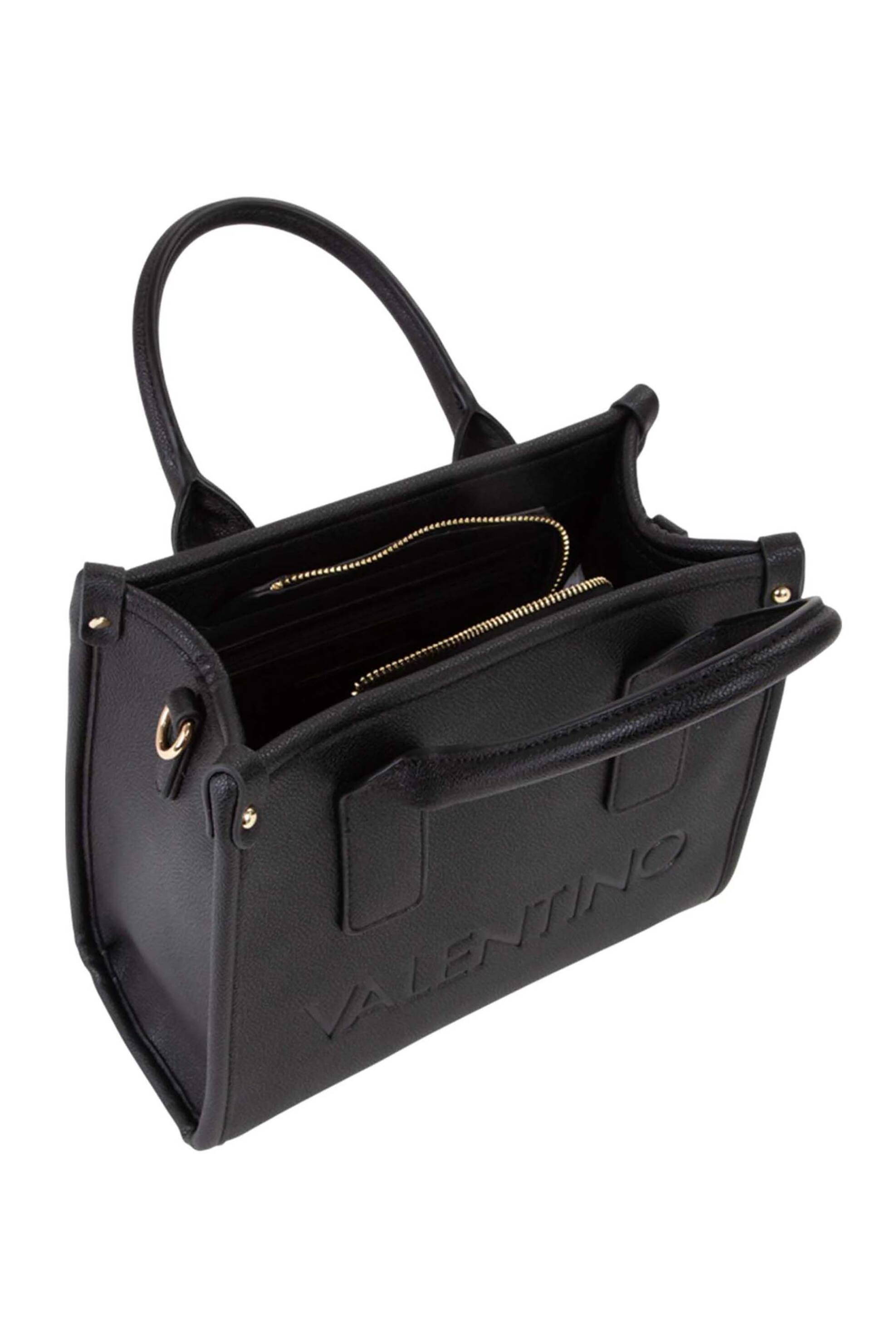 Valentino Γυναικεία Τσάντα Shopper με Ανάγλυφο Λογότυπο Foxy Re - 73Lvbs9Eo05 Fox Μαύρο