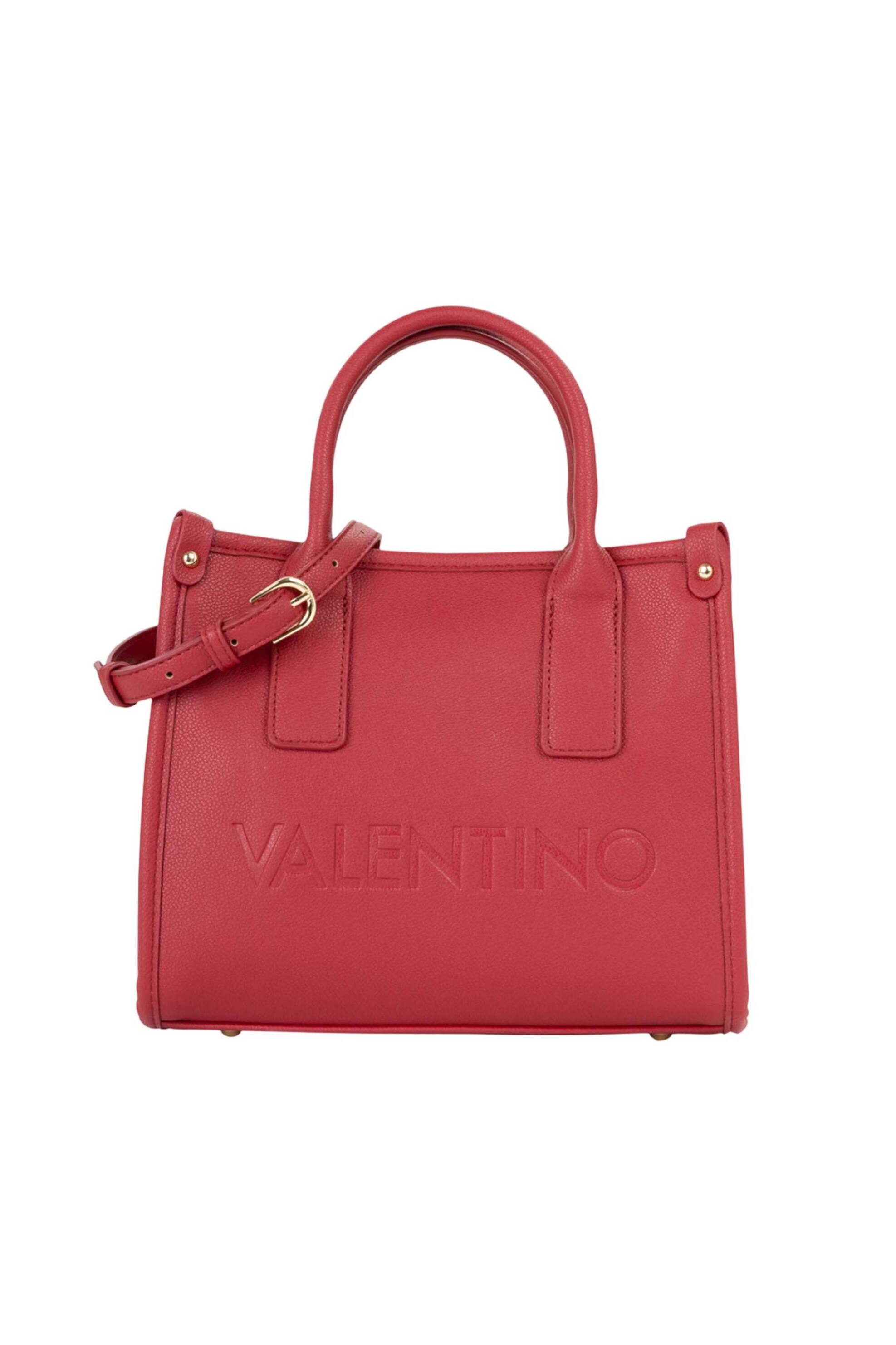 Valentino γυναικεία τσάντα shopper με ανάγλυφο λογότυπο "Foxy Re" - 73LVBS9EO05/FOX Κόκκινο