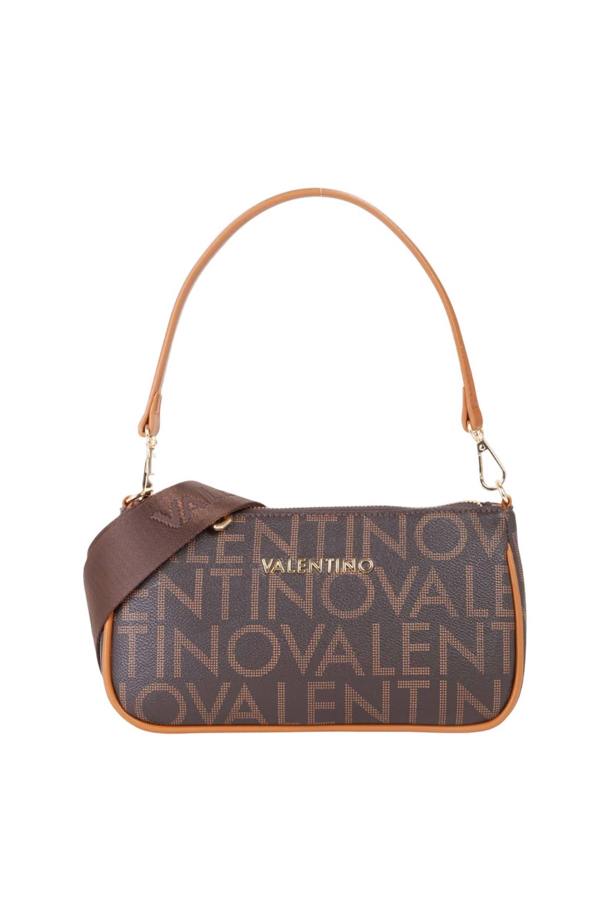 VALENTINO BY MARIO VALENTINO Valentino γυναικεία τσάντα χειρός με ανάγλυφο και μεταλλικό λογότυπο 