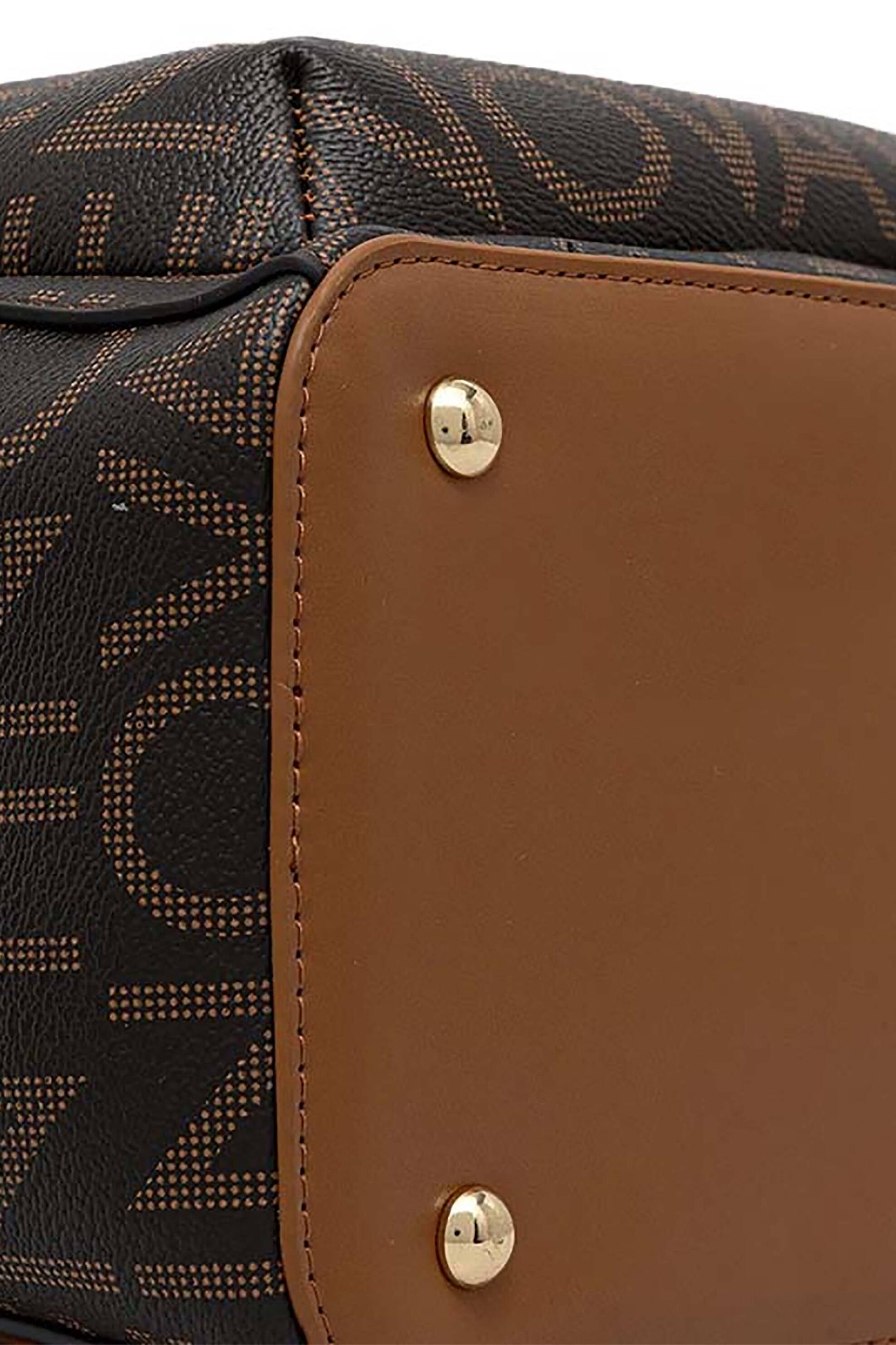 Valentino Γυναικείο Backpack με Ανάγλυφο Και Μεταλλικό Λογότυπο Regina Re - 73Lvbs9Is20 Reg Καφέ