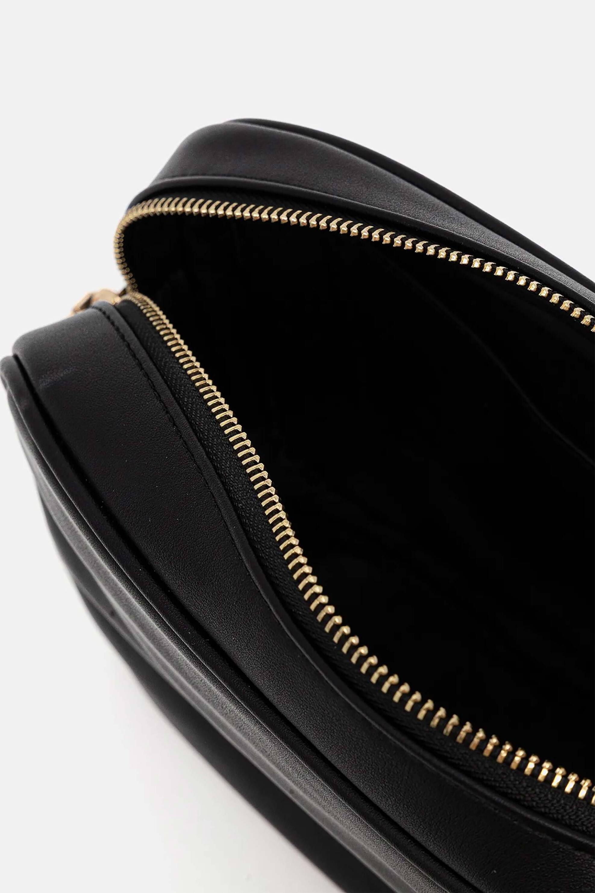 Valentino Γυναικεία Τσάντα Ώμου Crossbody με Μεταλλικό Και Ανάγλυφο Λογότυπο Cora - 73Lvbs9Oo15 Cor Μαύρο
