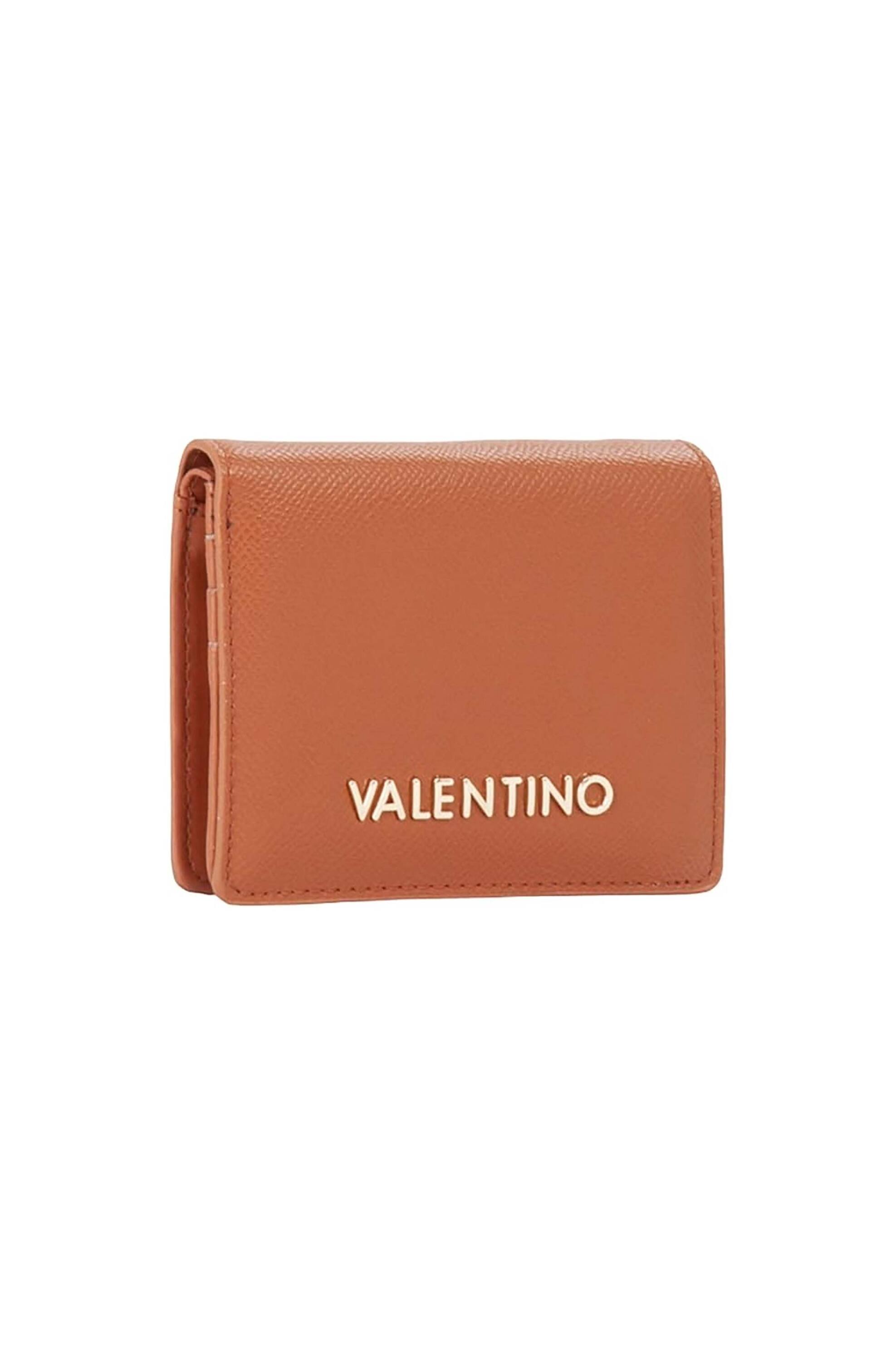 Valentino γυναικείο πορτοφόλι με μεταλλικό λογότυπο 