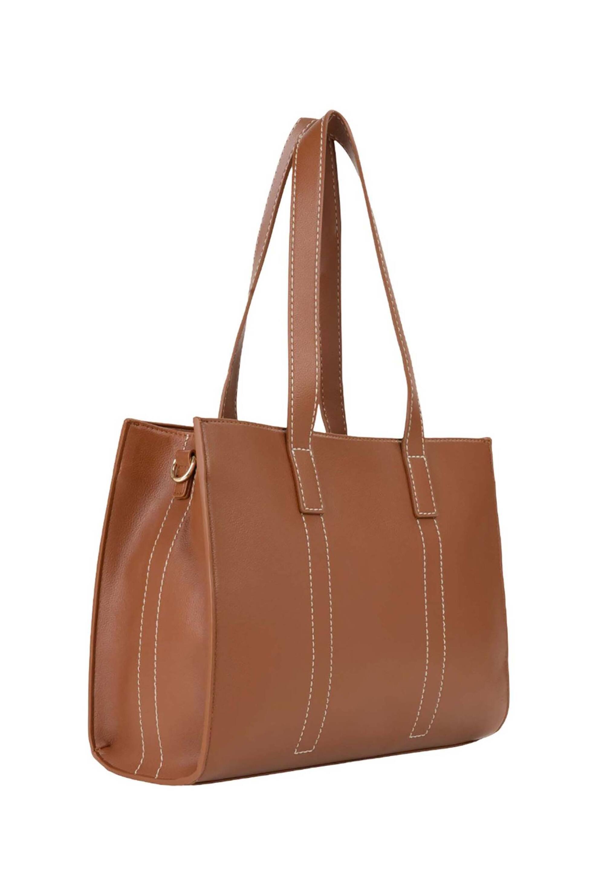 Valentino γυναικεία τσάντα shopper με μεταλλικό λογότυπο 