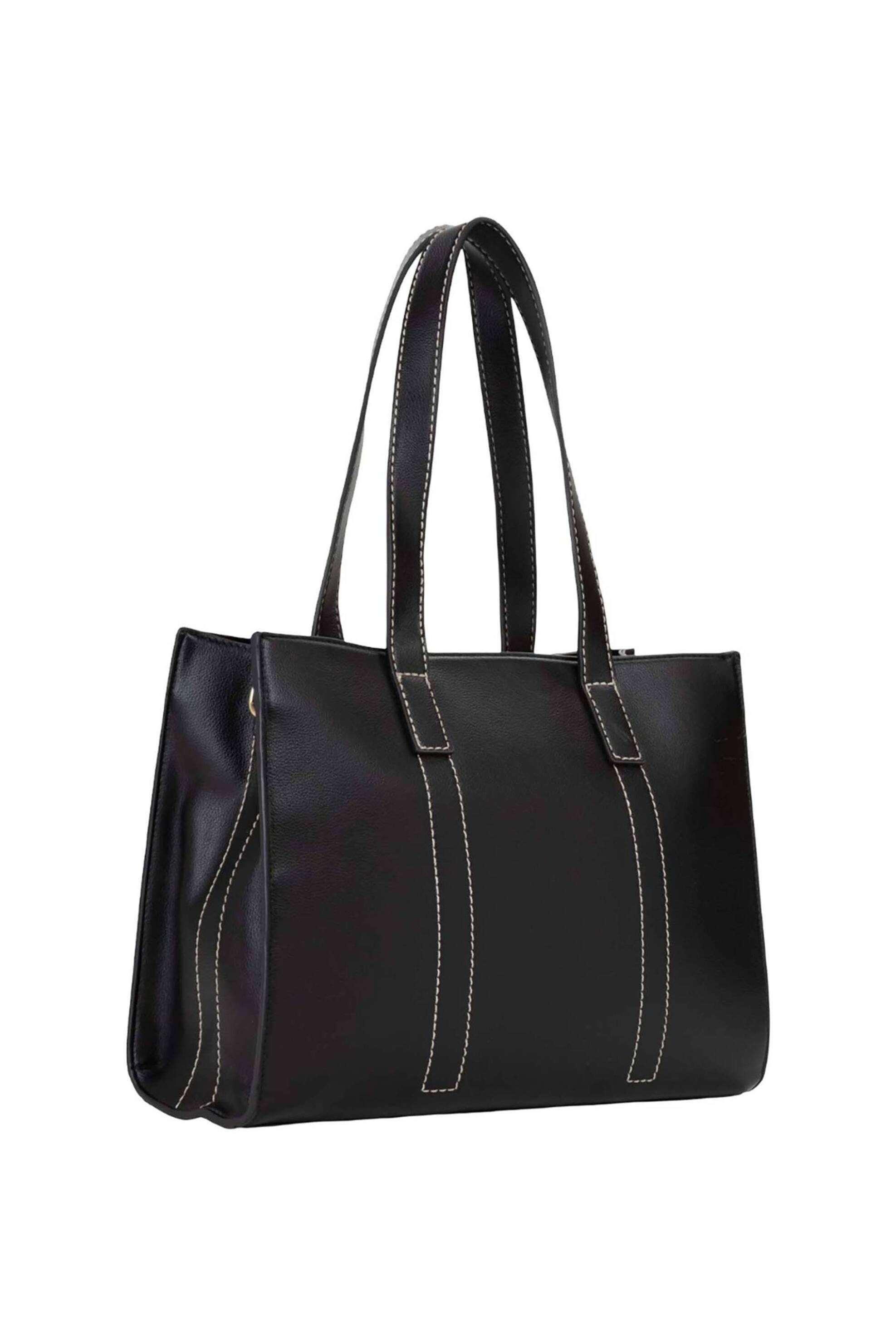Valentino γυναικεία τσάντα shopper με μεταλλικό λογότυπο 