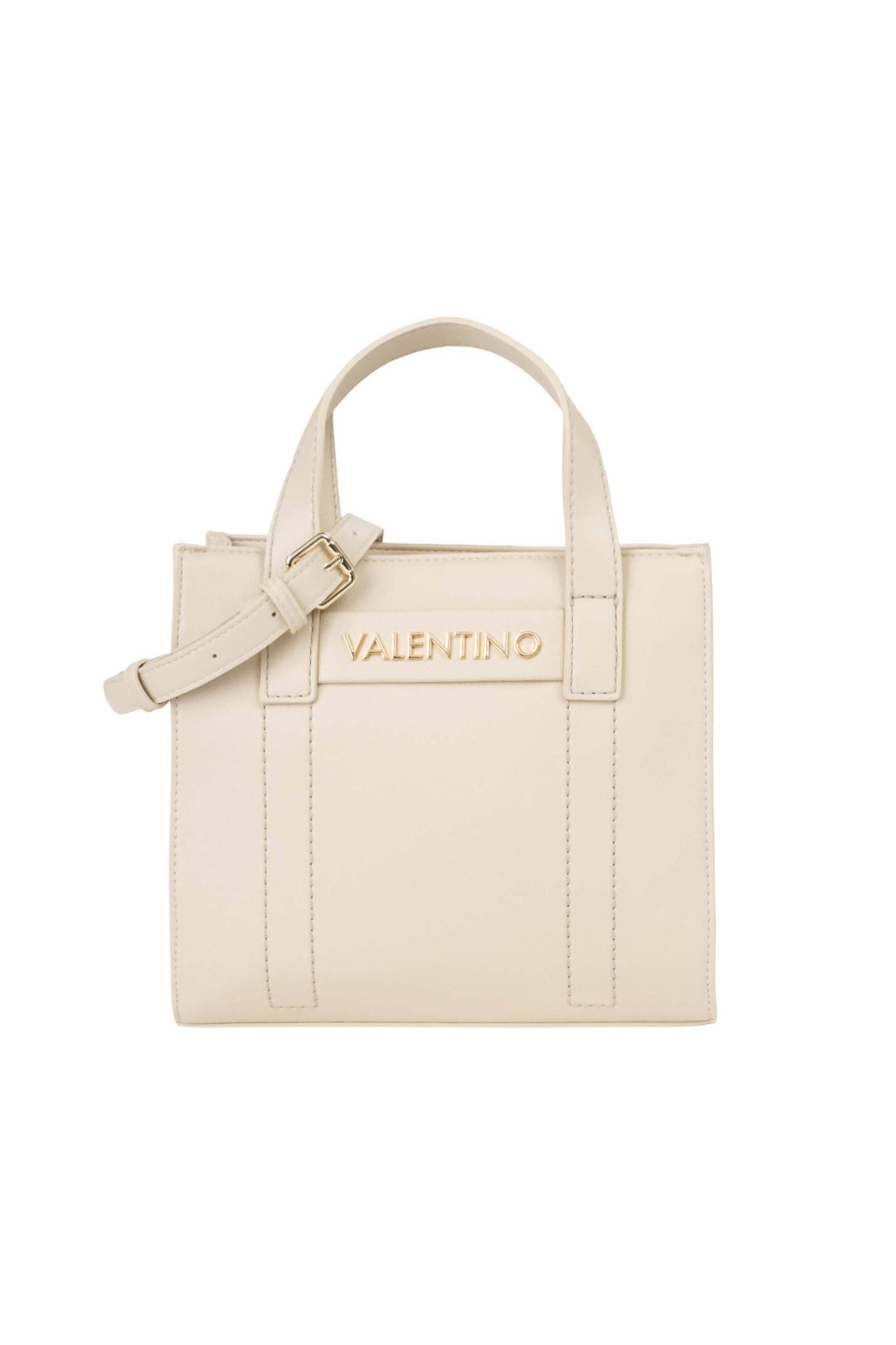 VALENTINO BY MARIO VALENTINO Valentino γυναικεία τσάντα χειρός με μεταλλικό λογότυπο 