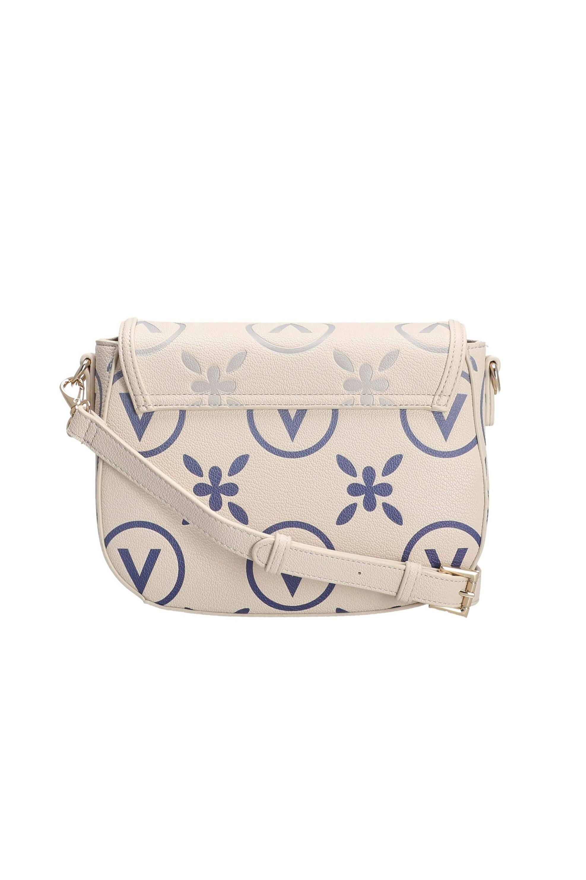 Valentino γυναικεία τσάντα ώμου/crossbody με contrast ανάγλυφο λογότυπο "Samba Re" - 73LVBS9RS10/SAM Εκρού φωτογραφία