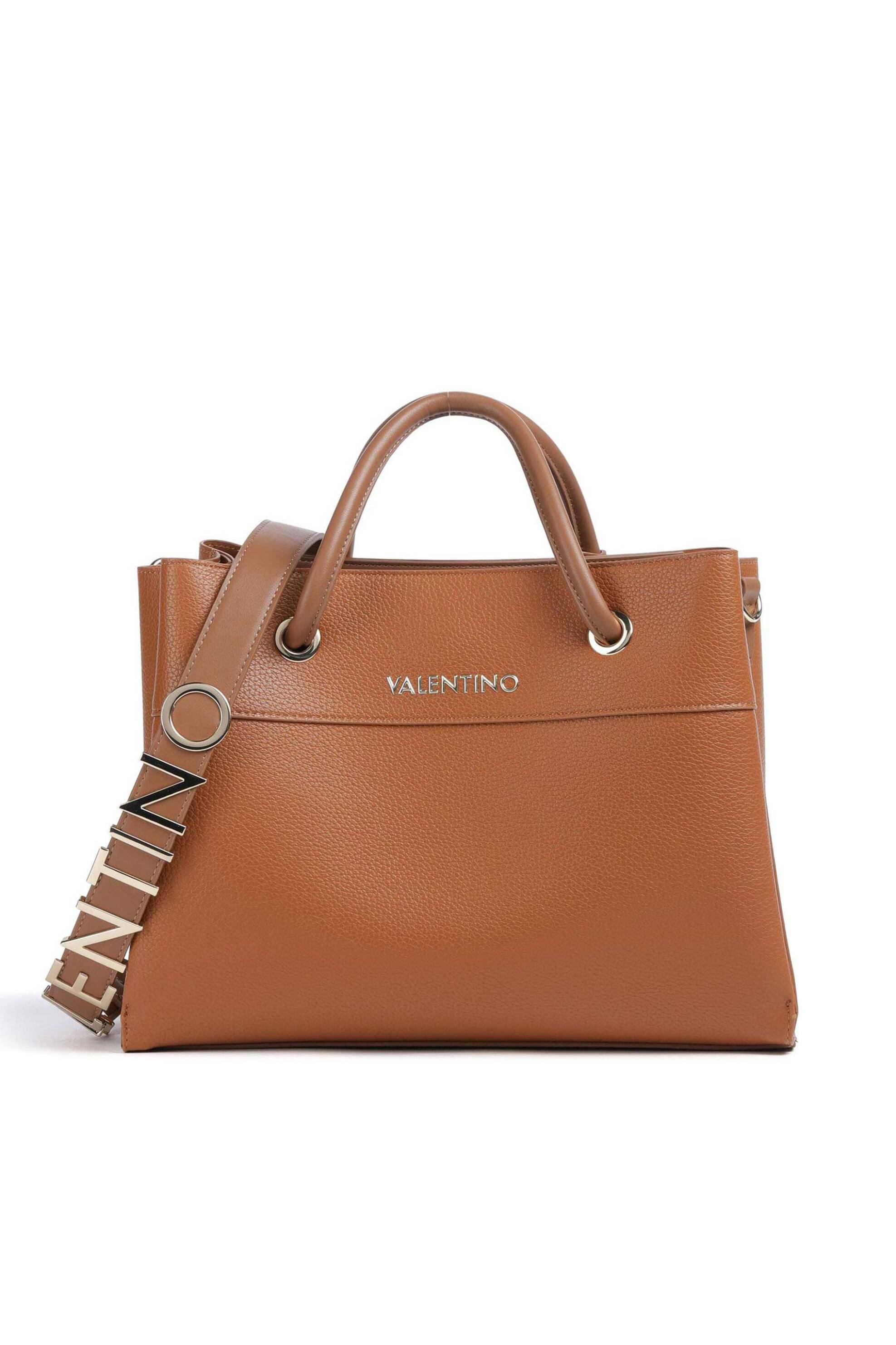 VALENTINO BY MARIO VALENTINO Valentino γυναικεία τσάντα χειρός/ώμου με μεταλλικό λογότυπο 