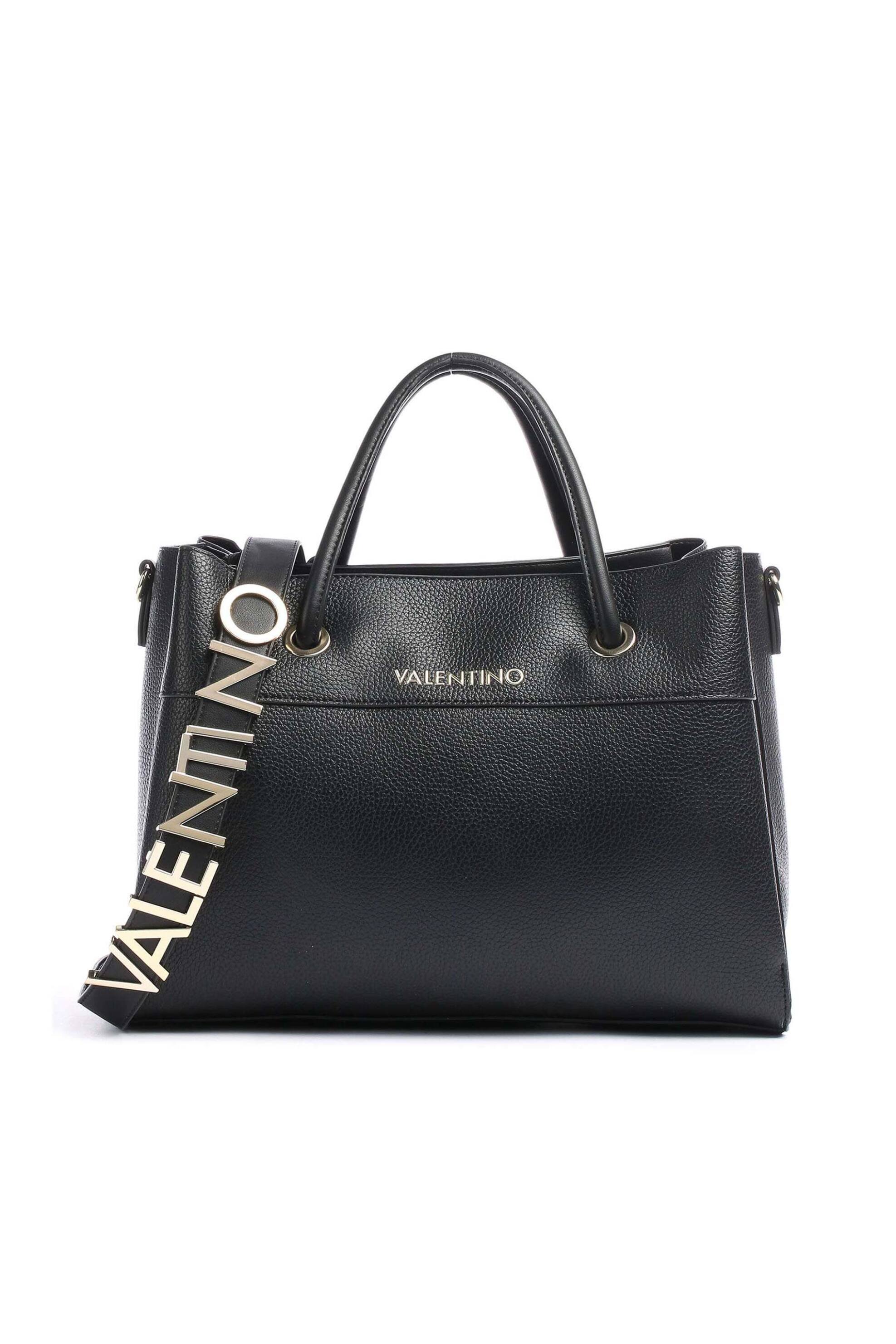 VALENTINO BY MARIO VALENTINO Valentino γυναικεία τσάντα χειρός/ώμου με μεταλλικό λογότυπο 