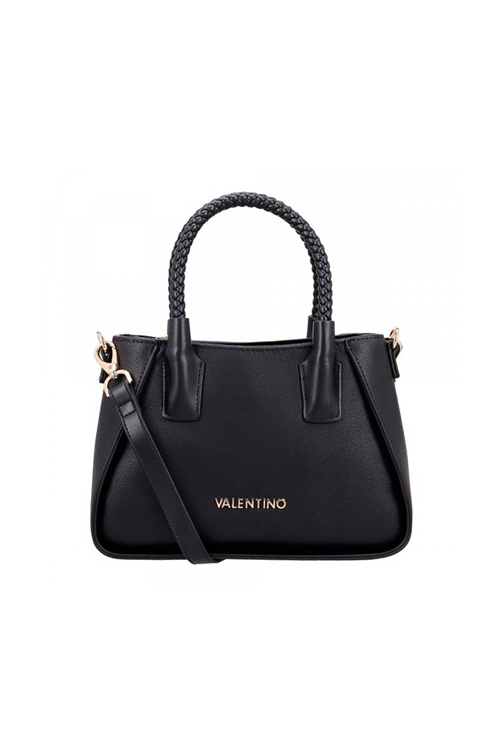 VALENTINO BY MARIO VALENTINO Valentino γυναικεία τσάντα χειρός με διακοσμητικές ραφές και λογότυπο 