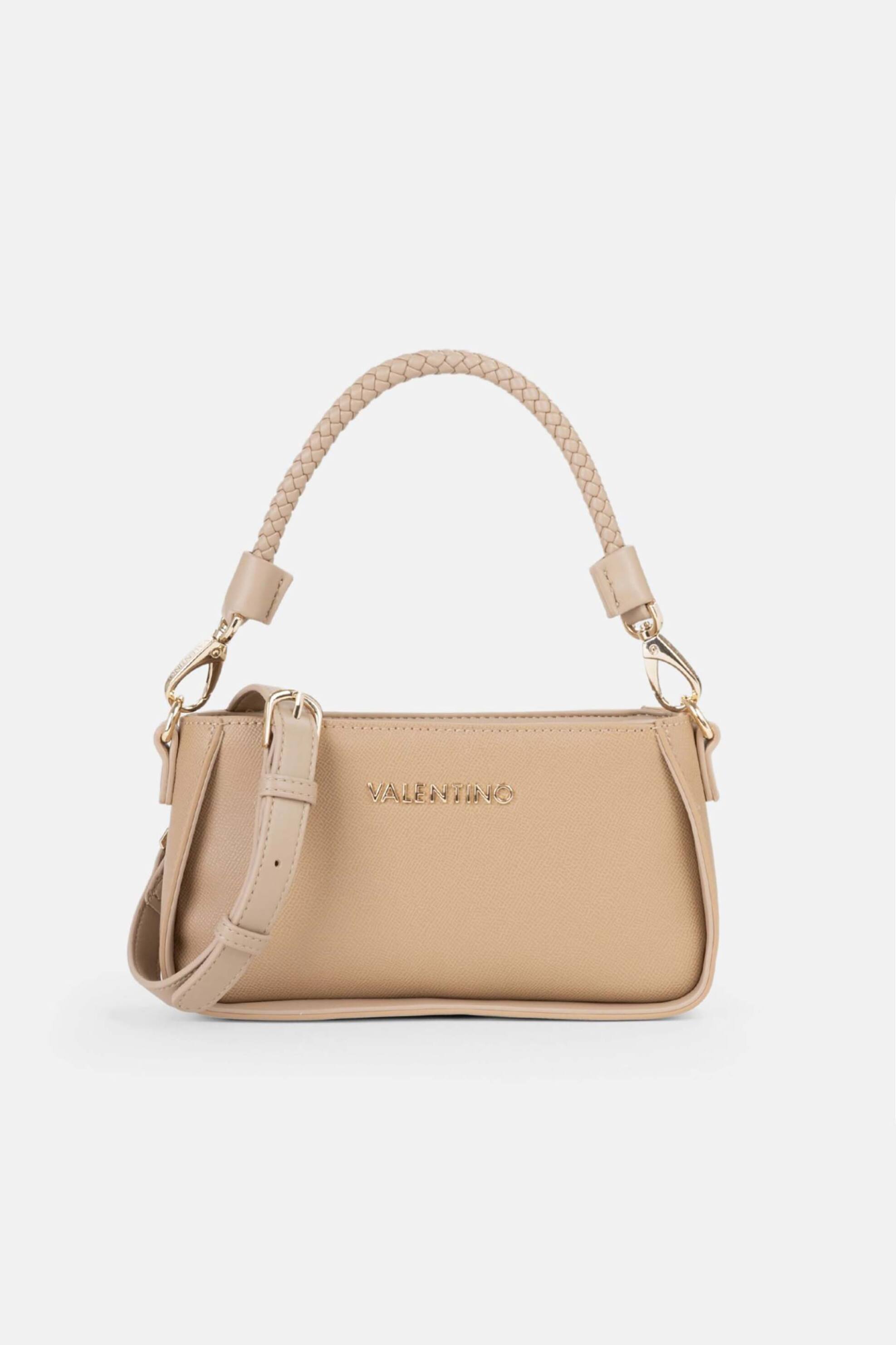 VALENTINO BY MARIO VALENTINO Valentino γυναικεία τσάντα ώμου με μεταλλικό λογότυπο 