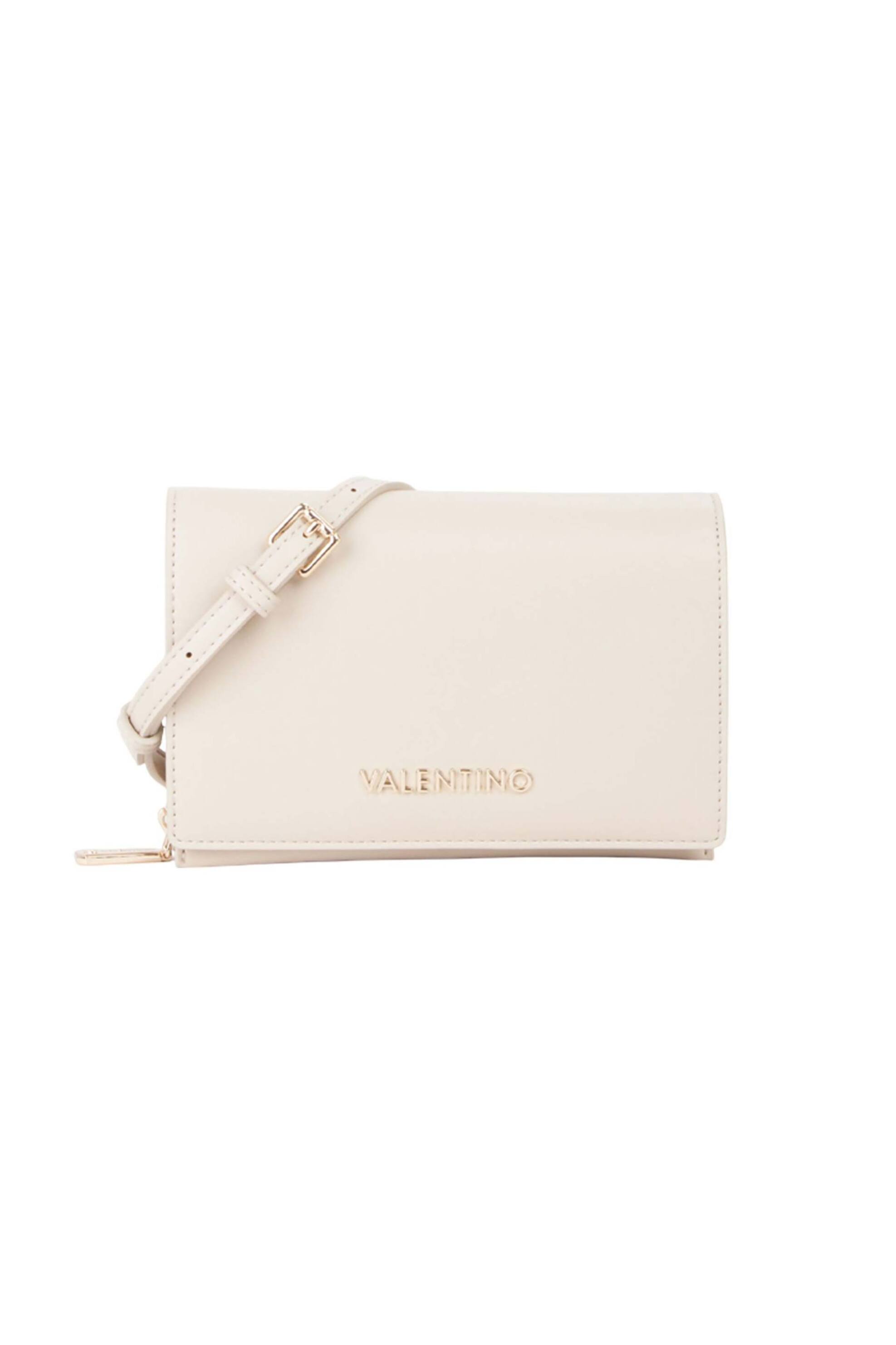 VALENTINO BY MARIO VALENTINO Valentino γυναικεία τσάντα crossbody με μεταλλικό λογότυπο 