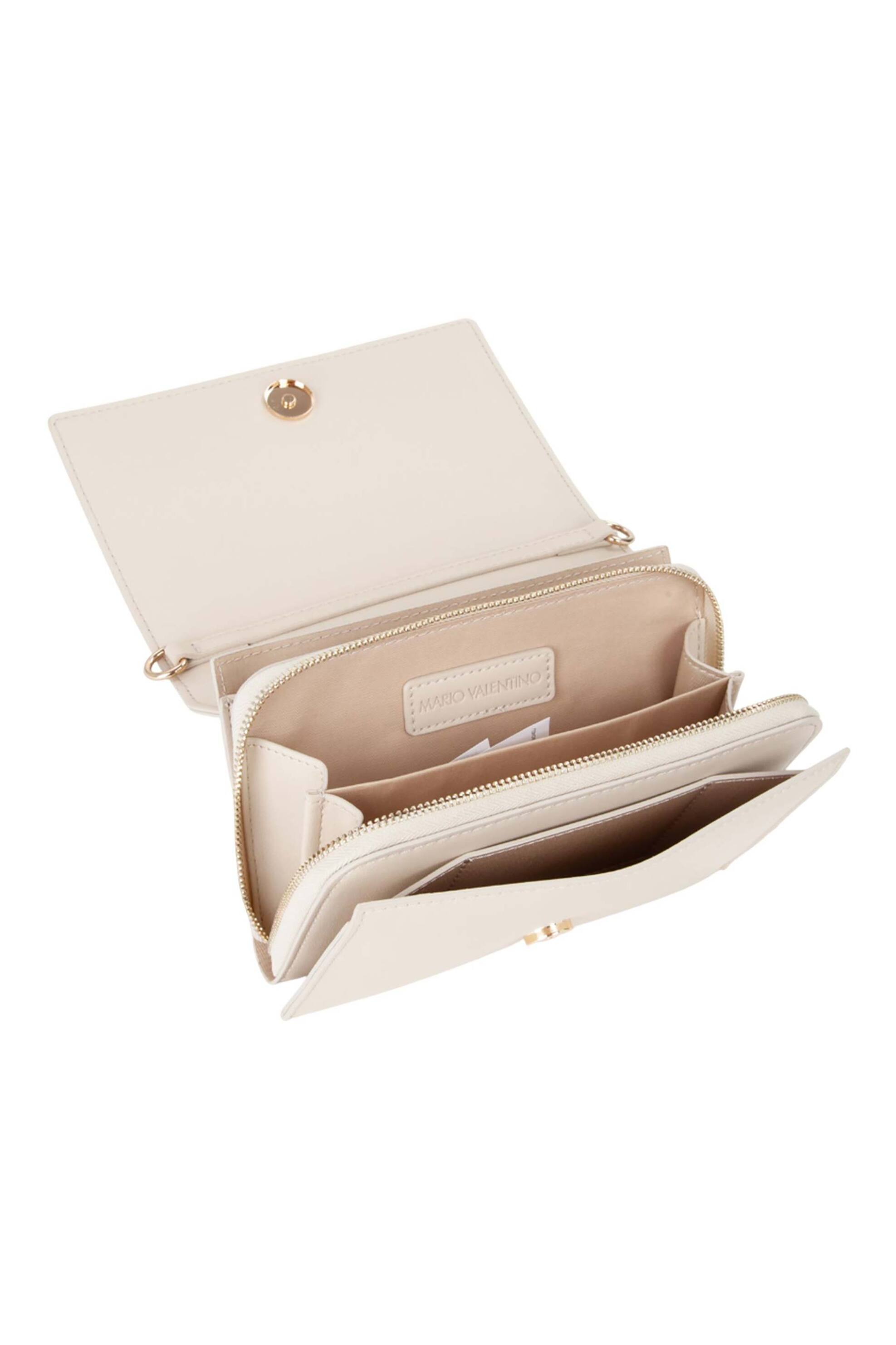 Valentino Γυναικεία Τσάντα Crossbody με Μεταλλικό Λογότυπο Ember - 73Lvbs9Ie17 Emb Εκρού