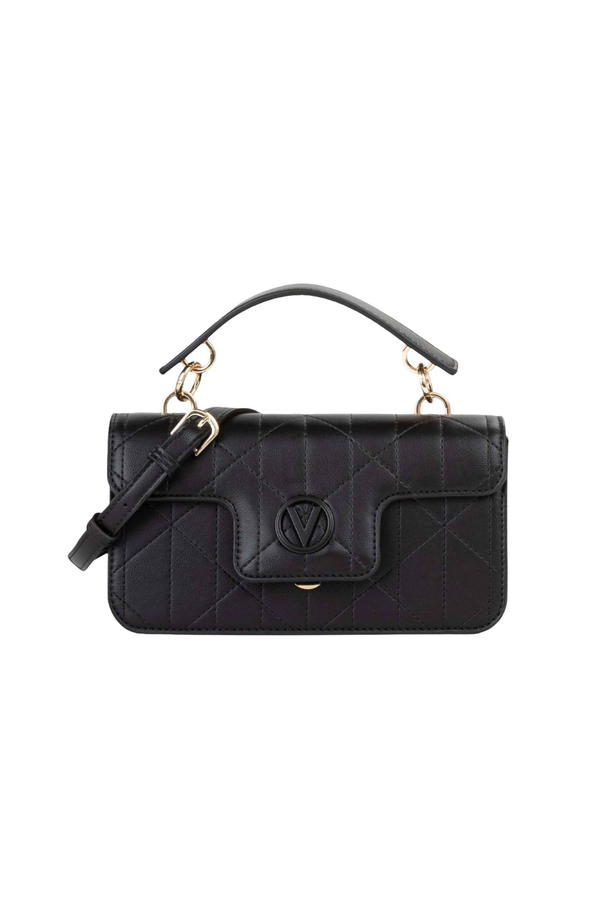 VALENTINO BY MARIO VALENTINO Valentino γυναικεία τσάντα χειρός με διακοσμητικές ραφές και λογότυπο 