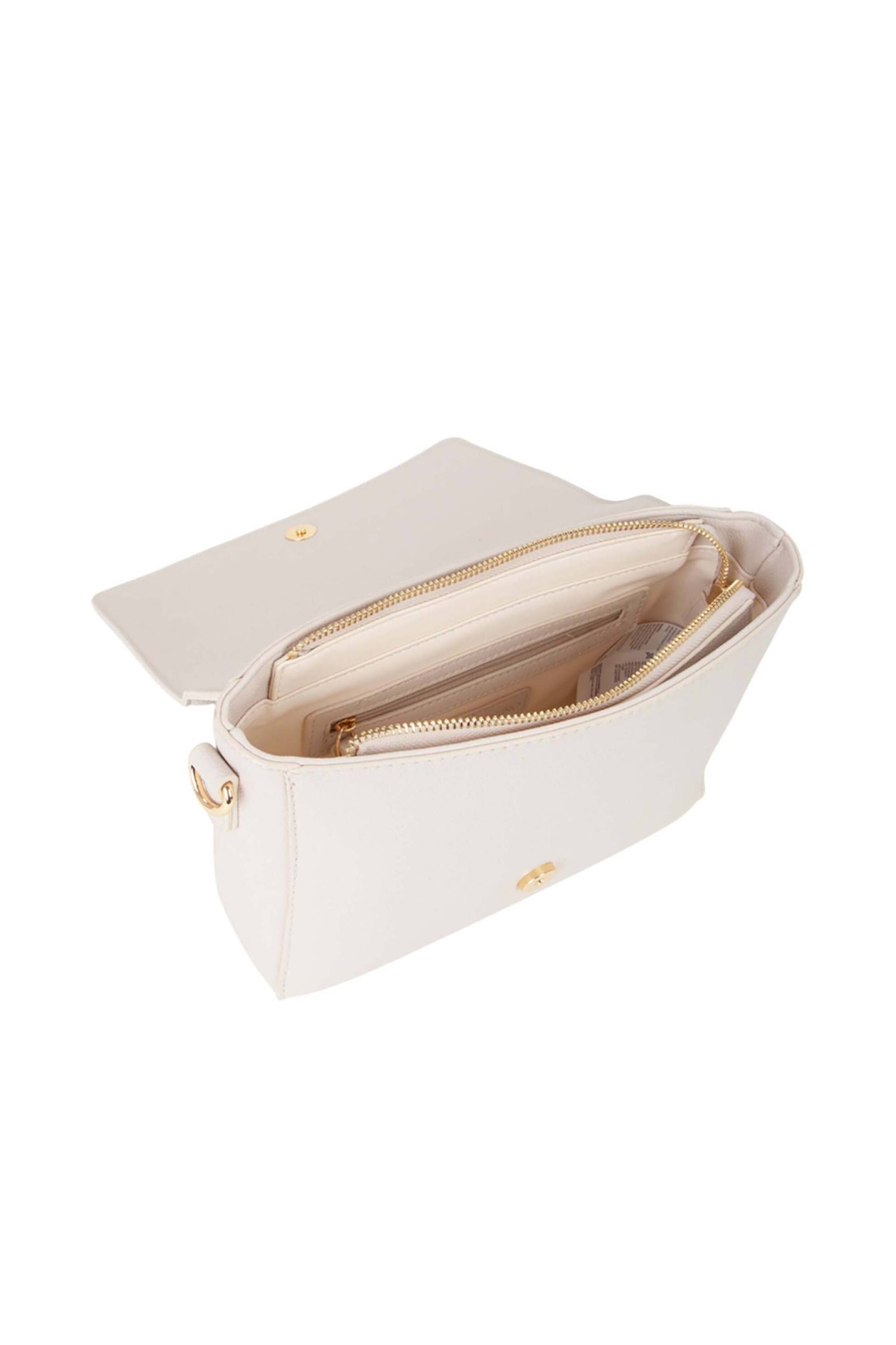 Valentino Γυναικεία Τσάντα Crossbody με Ανάγλυφο Λογότυπο Foxy Re - 73Lvbs9Eo09 Fox Εκρού