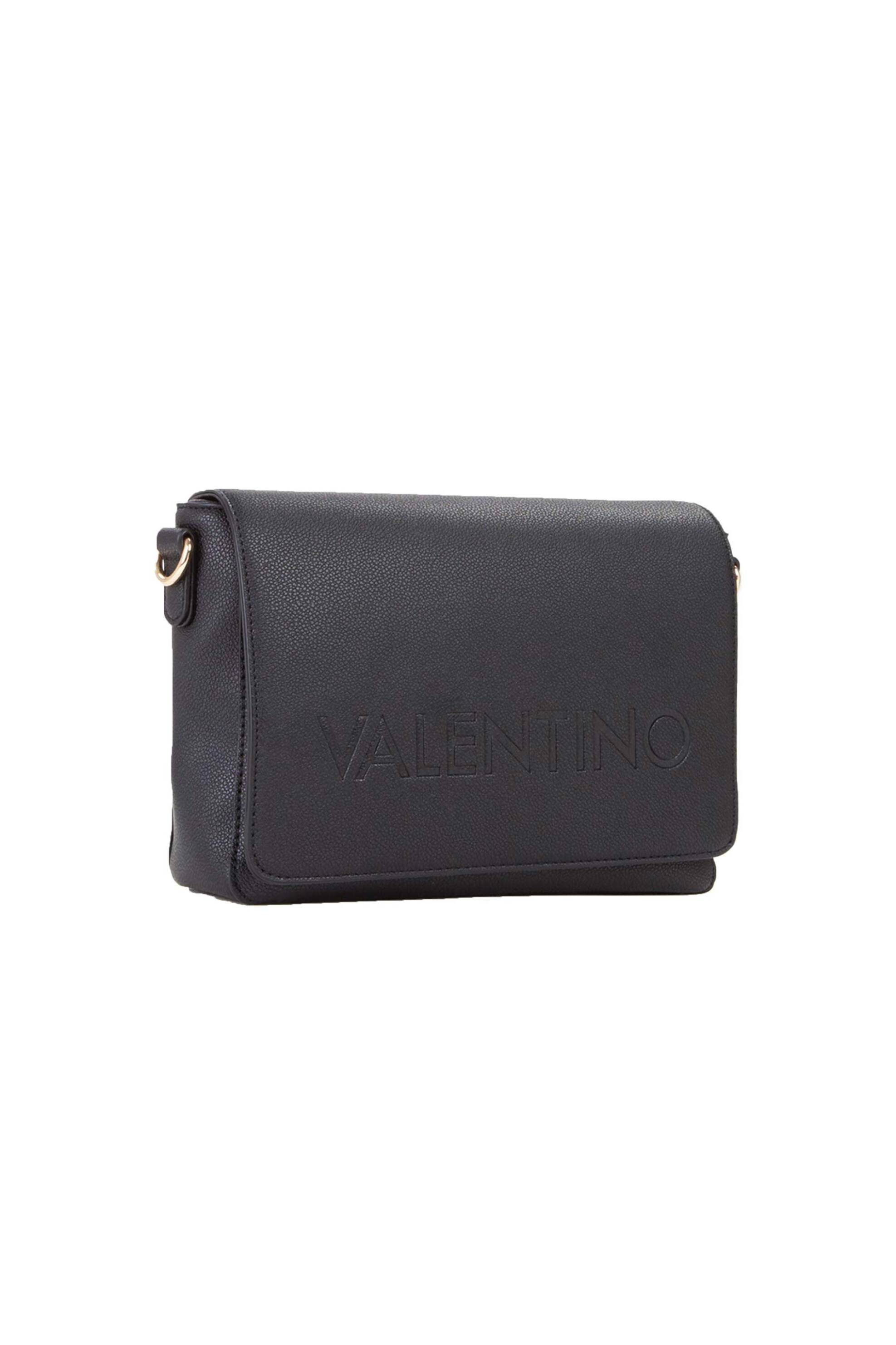 Valentino γυναικεία τσάντα crossbody με ανάγλυφο λογότυπο 