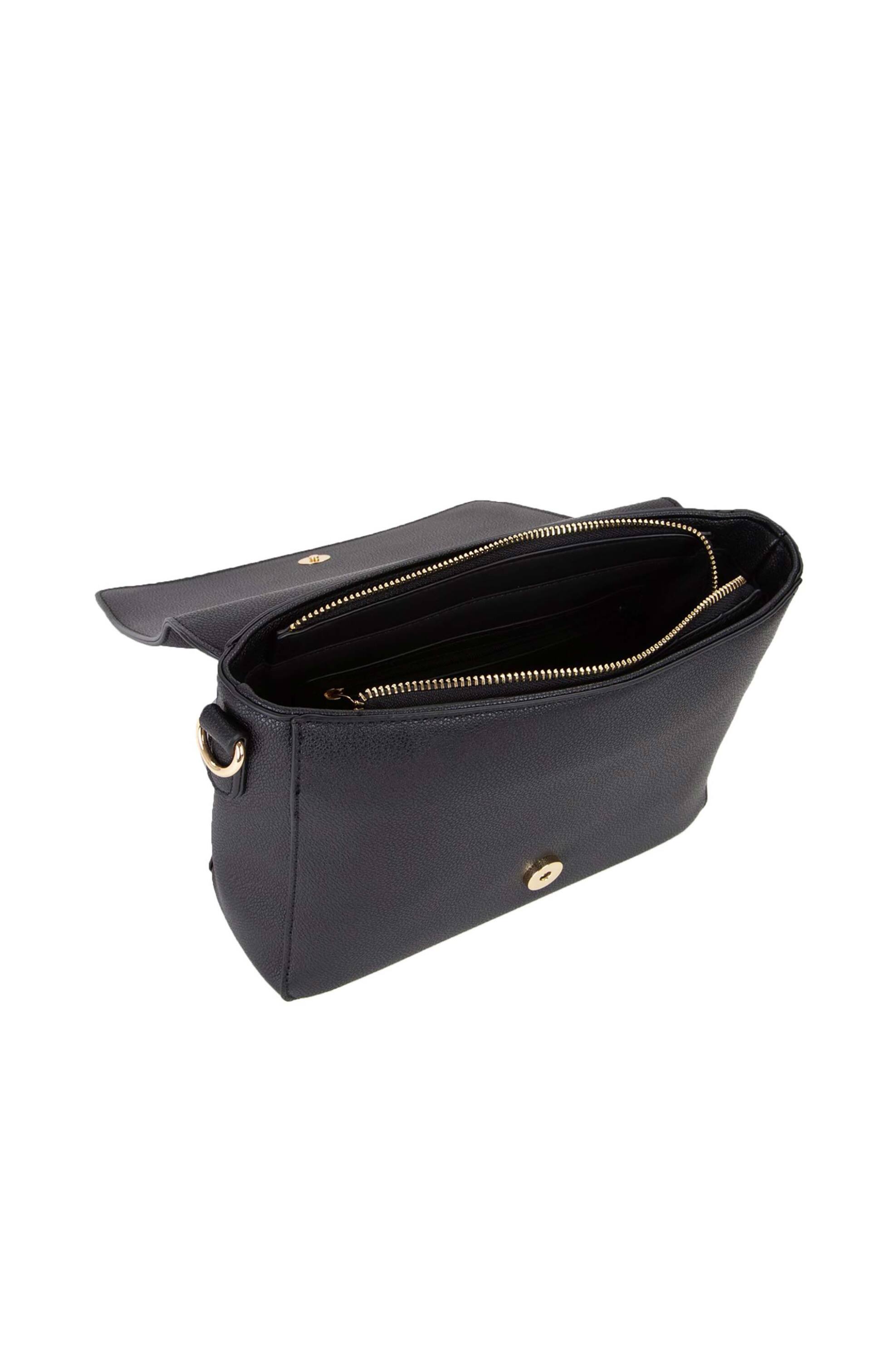 Valentino Γυναικεία Τσάντα Crossbody με Ανάγλυφο Λογότυπο Foxy Re - 73Lvbs9Eo09 Fox Μαύρο