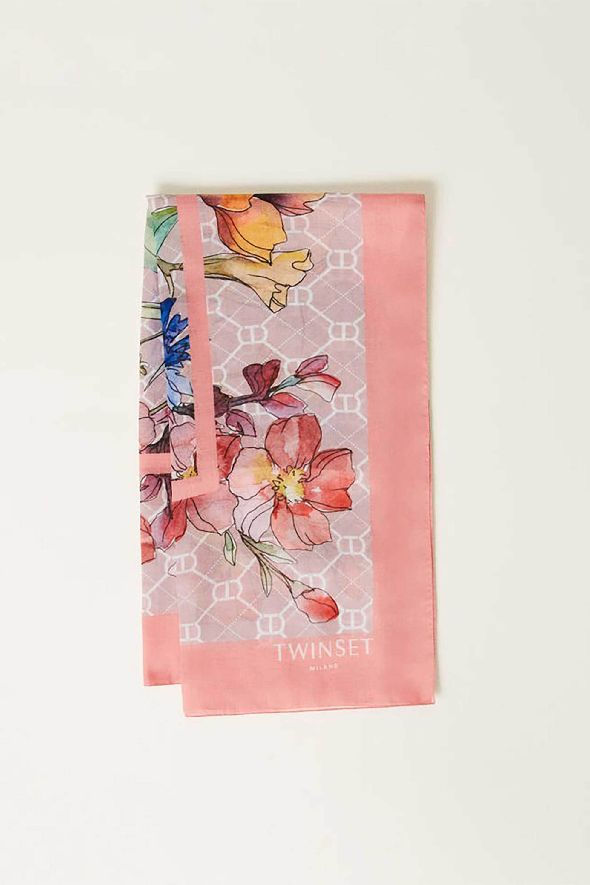 TWINSET Twinset γυναικείο φουλάρι με print - 251TA4330