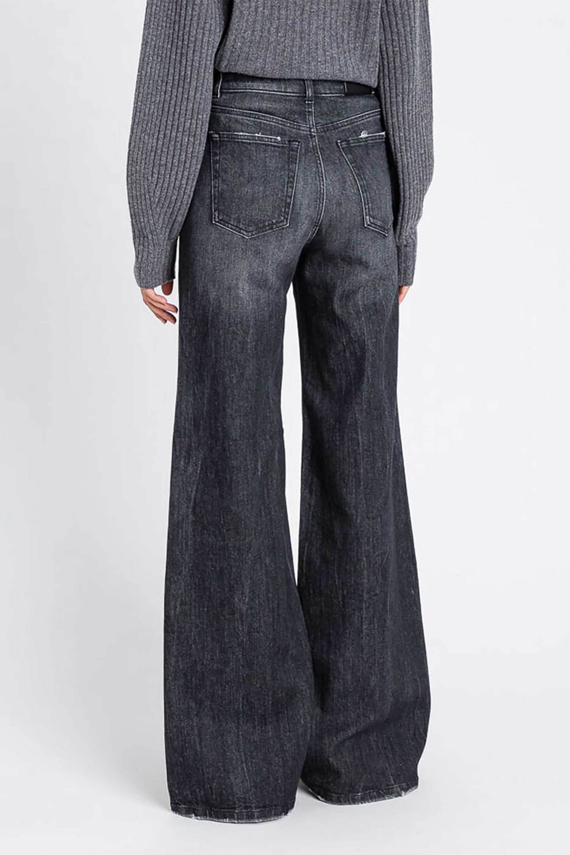 Twinset γυναικείο παντελόνι Flared Fit - 252TP2550 Μαύρο