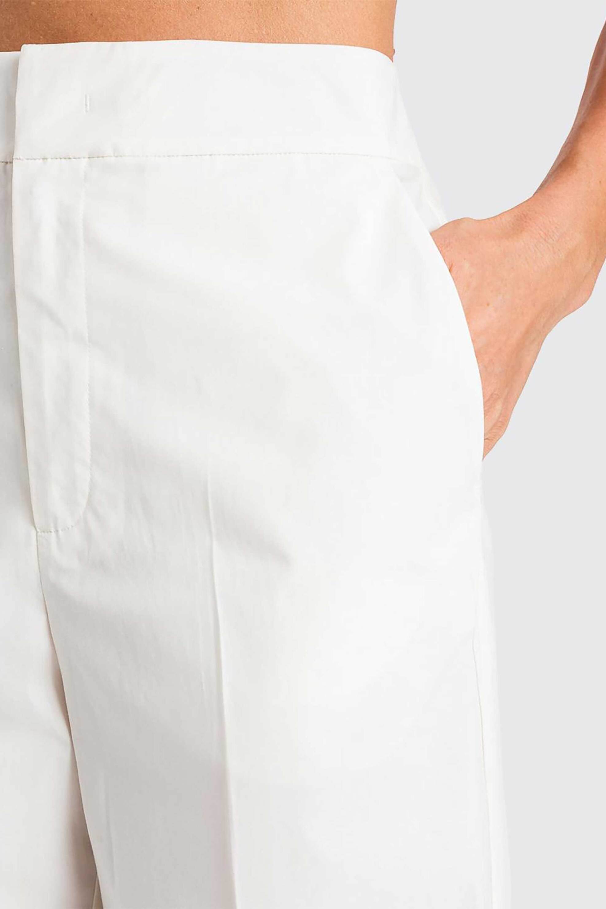 Twinset γυναικείο παντελόνι Wide Leg - 261TT2150 Εκρού